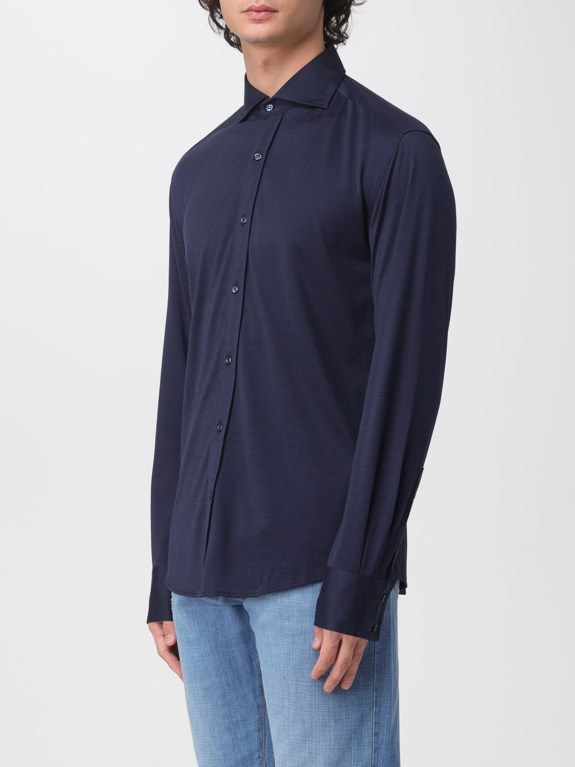 BRUNELLO CUCINELLI SHIRT: Shirt men Brunello Cucinelli, Blue - Img 4