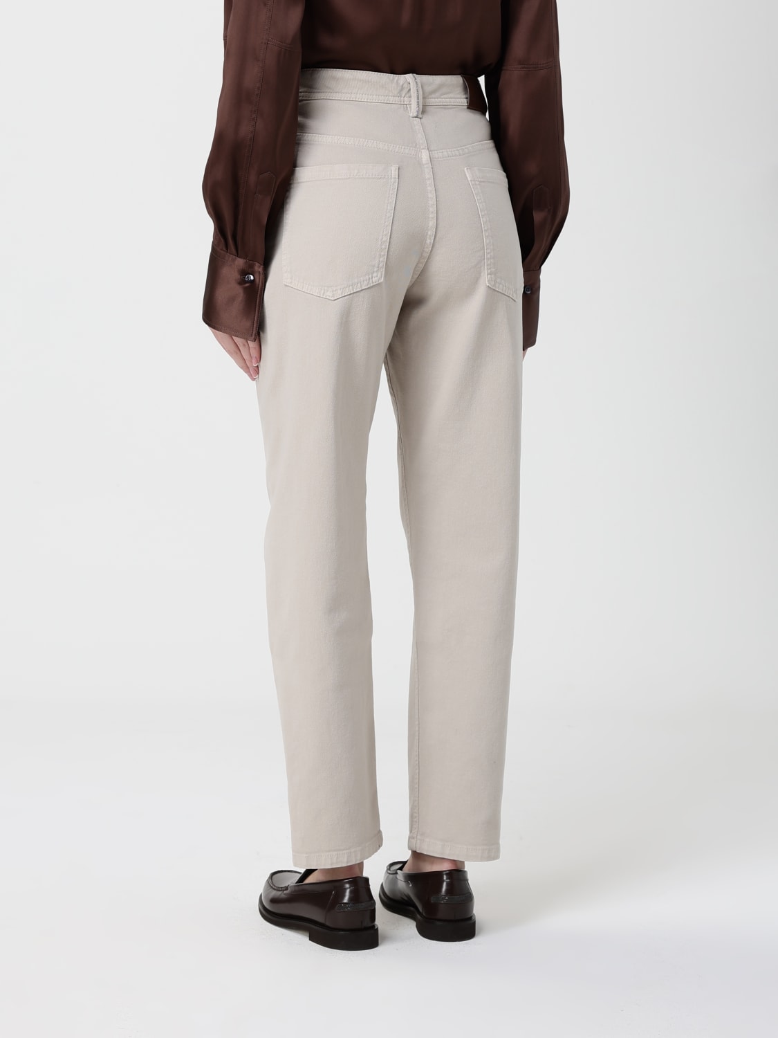 BRUNELLO CUCINELLI VAQUEROS: Pantalones mujer Brunello Cucinelli, Marfil - Img 3