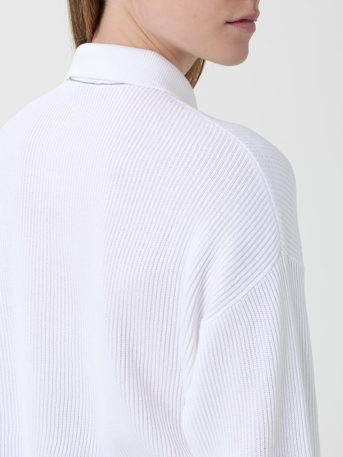 BRUNELLO CUCINELLI POLO: Polo mujer Brunello Cucinelli, Blanco - Img 5