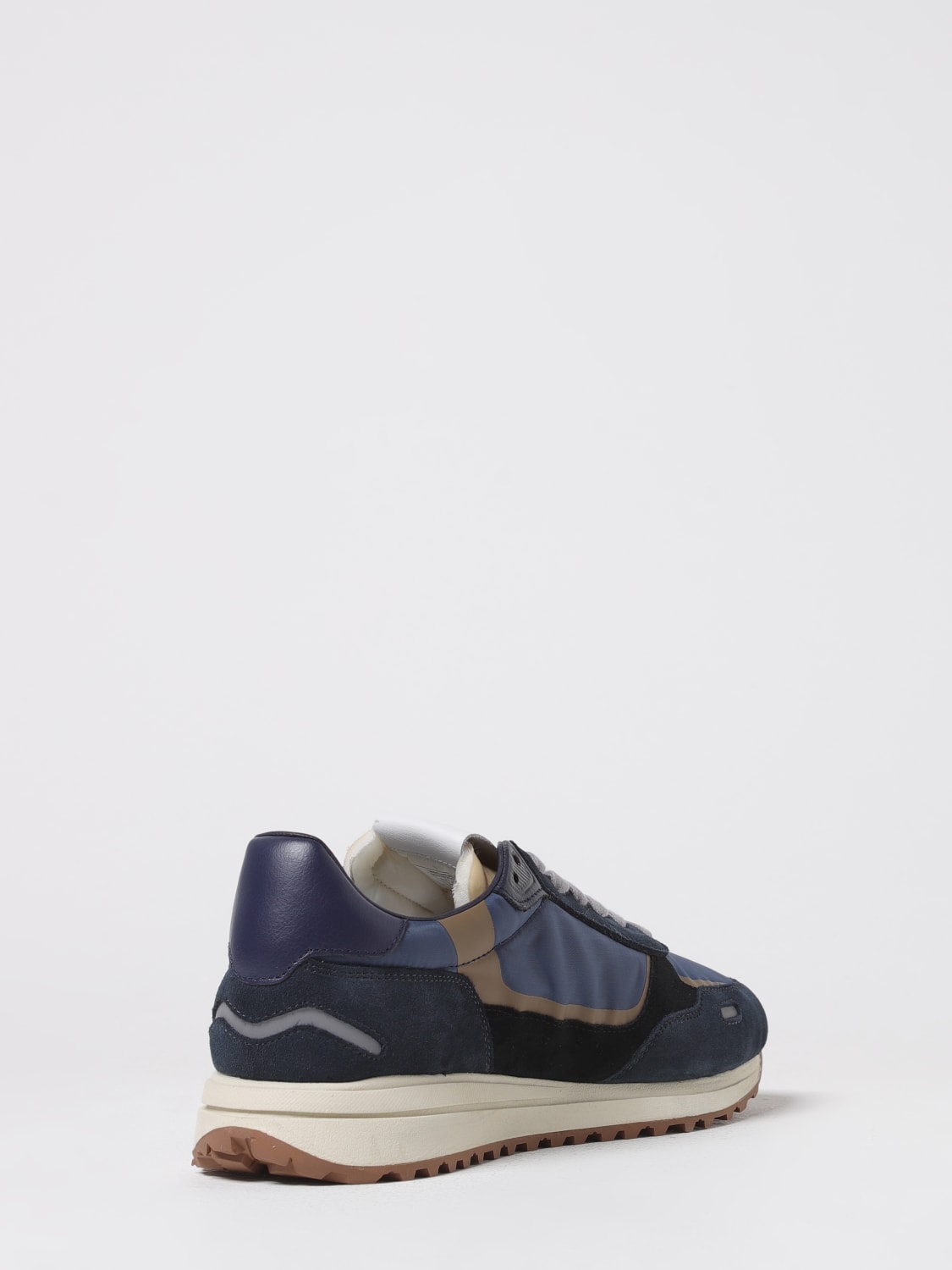 WOOLRICH SNEAKERS: Sneakers Retro Woolrich in camoscio e nylon , Blue - Img 3