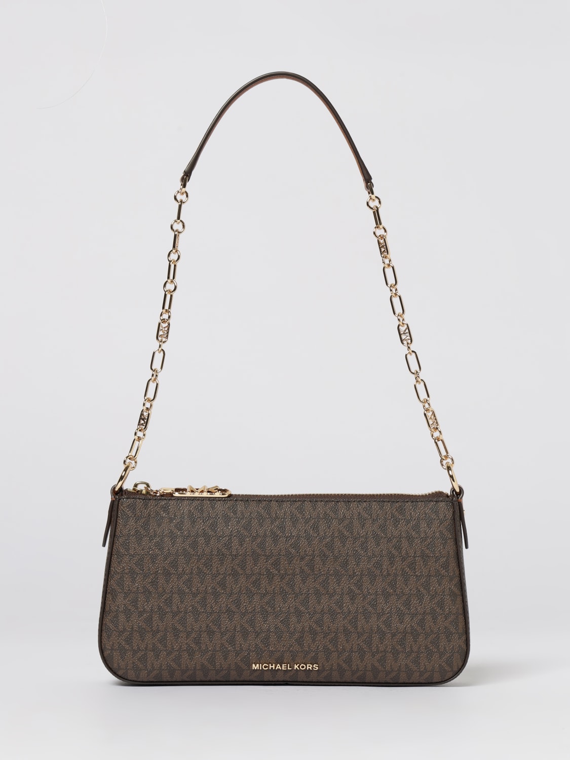 MICHAEL KORS BOLSO DE HOMBRO: Bolso de hombro mujer Michael Kors, Marrón Oscuro - Img 1