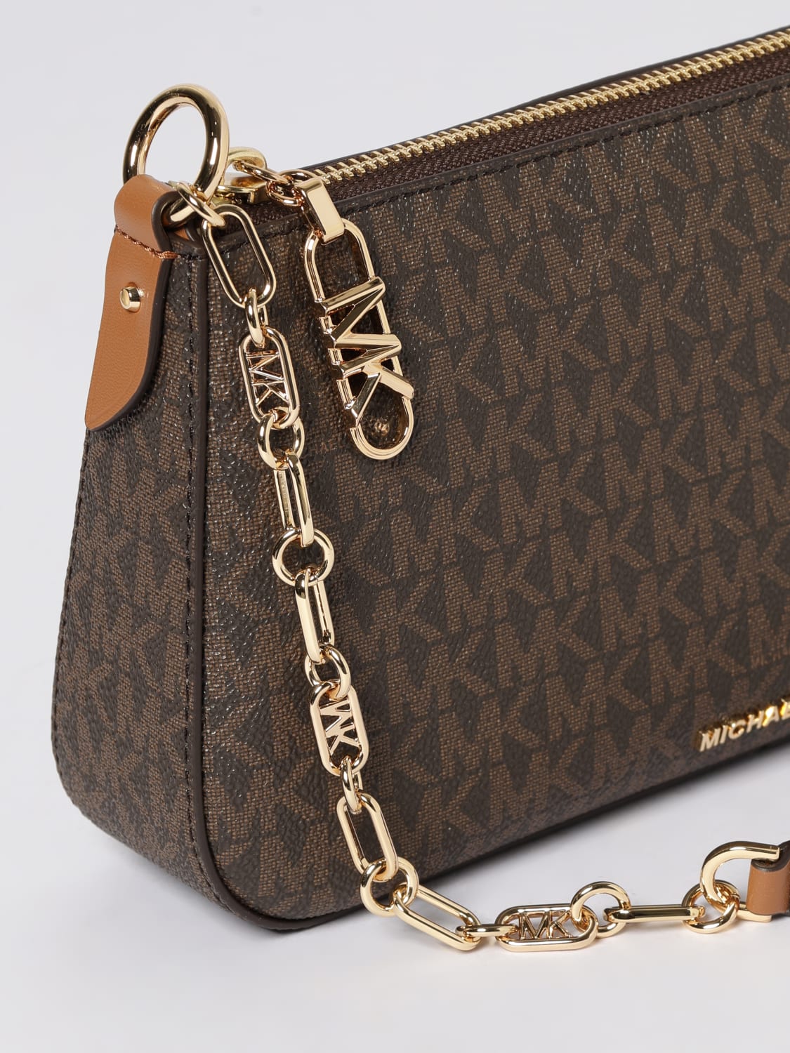 MICHAEL KORS BOLSO DE HOMBRO: Bolso de hombro mujer Michael Kors, Marrón Oscuro - Img 3