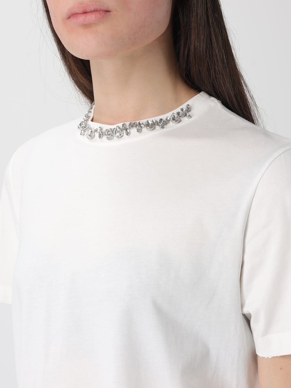 GOLDEN GOOSE T-SHIRT: T-shirt damen Golden Goose, Weiß - Img 3