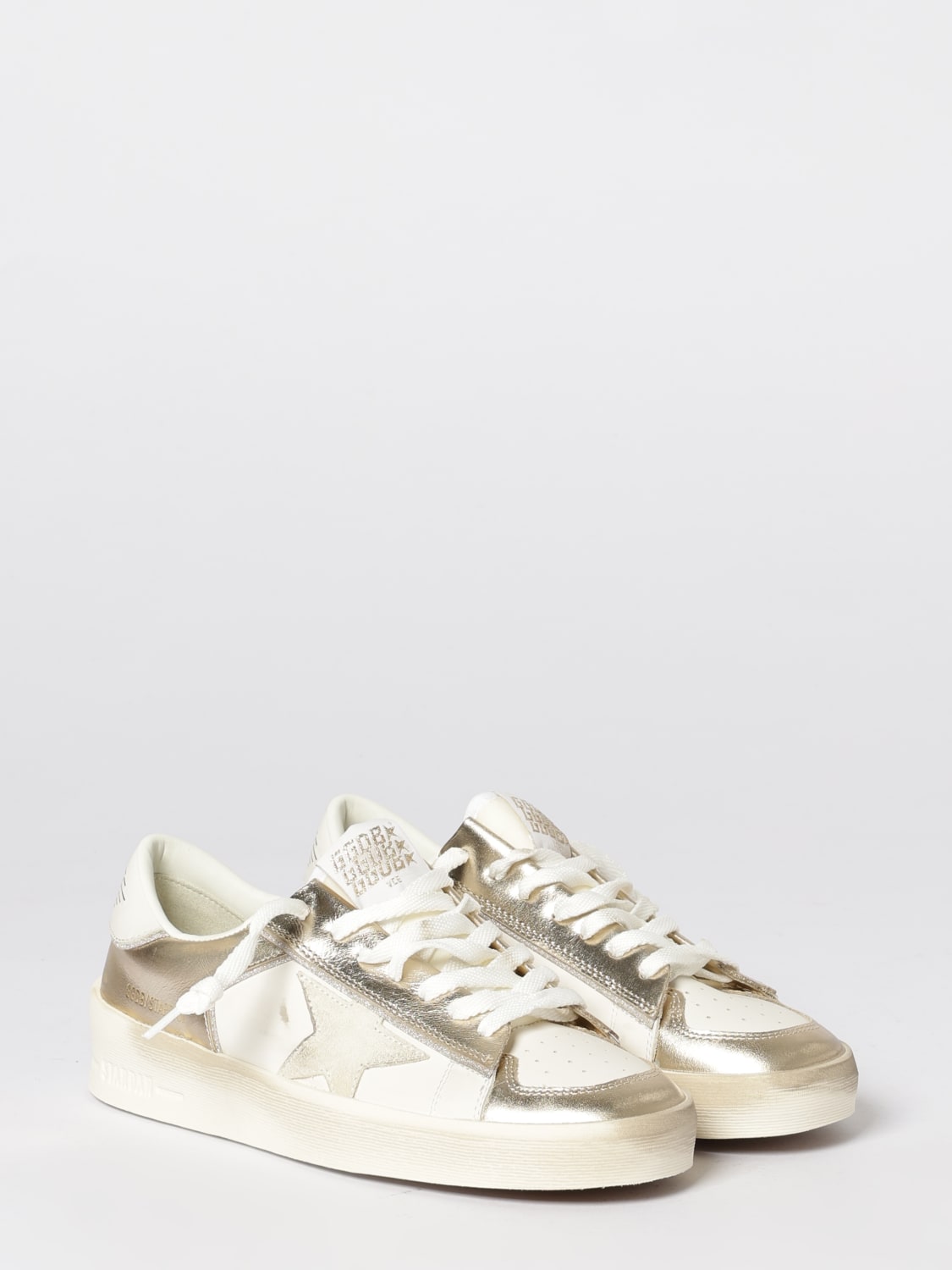 GOLDEN GOOSE BASKETS: Baskets femme Golden Goose, Or - Img 2