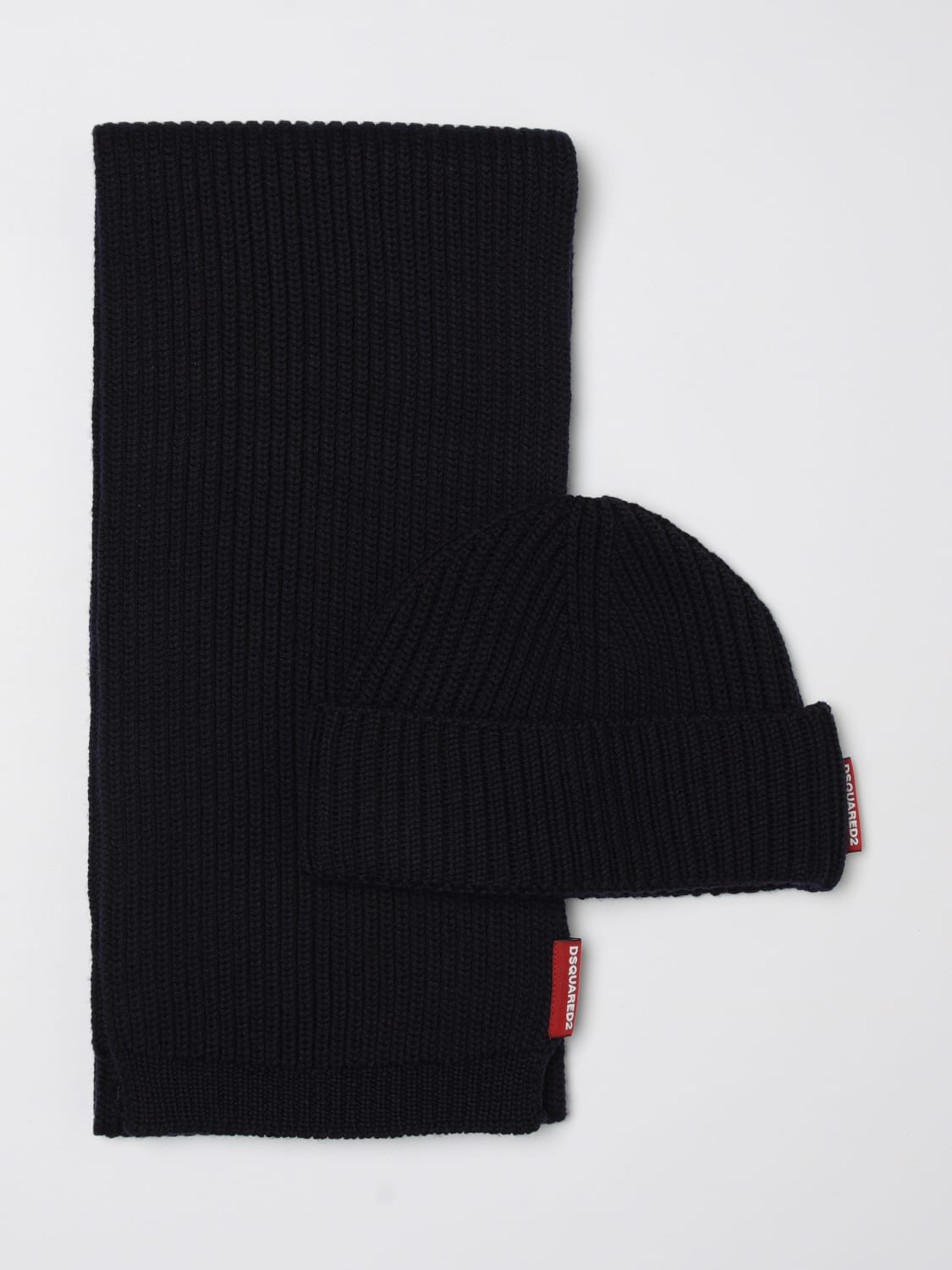 DSQUARED2 SCARF: Set men Dsquared2, Navy - Img 1