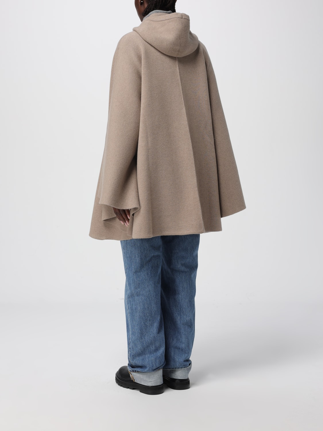 BOTTEGA VENETA COAT: Coat woman Bottega Veneta, Beige - Img 3