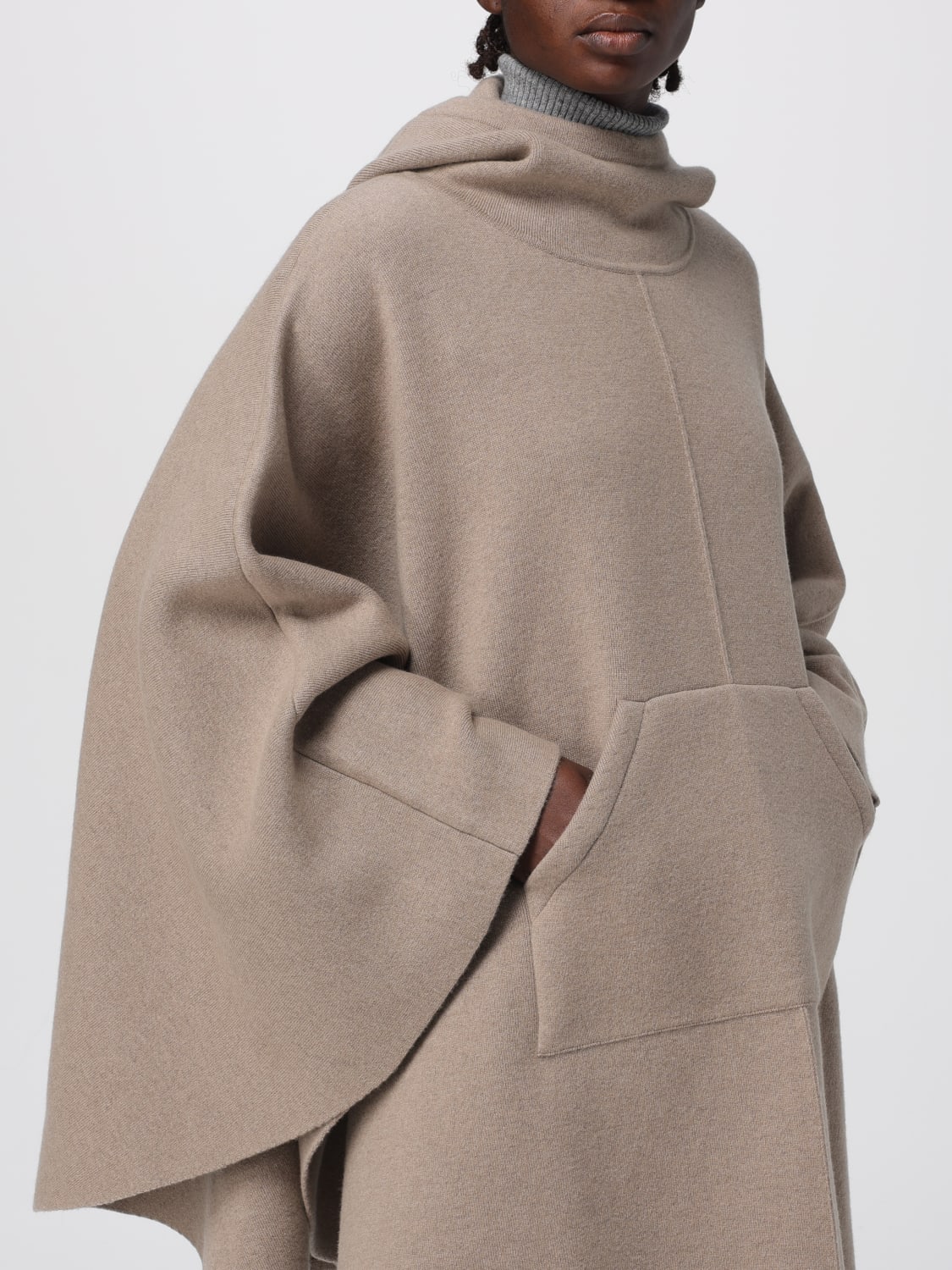 BOTTEGA VENETA COAT: Coat woman Bottega Veneta, Beige - Img 5