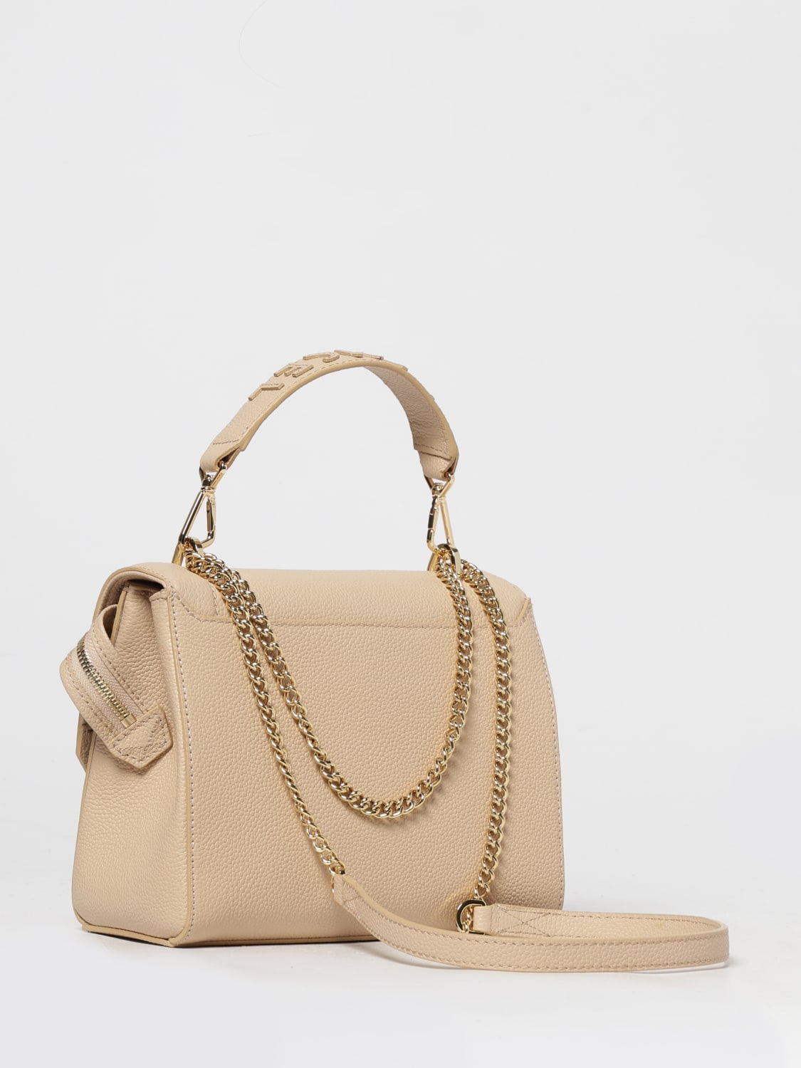 LANCEL BORSA A MANO: Borsa a mano Ninon in pelle a grana Lancel, Beige - Img 2