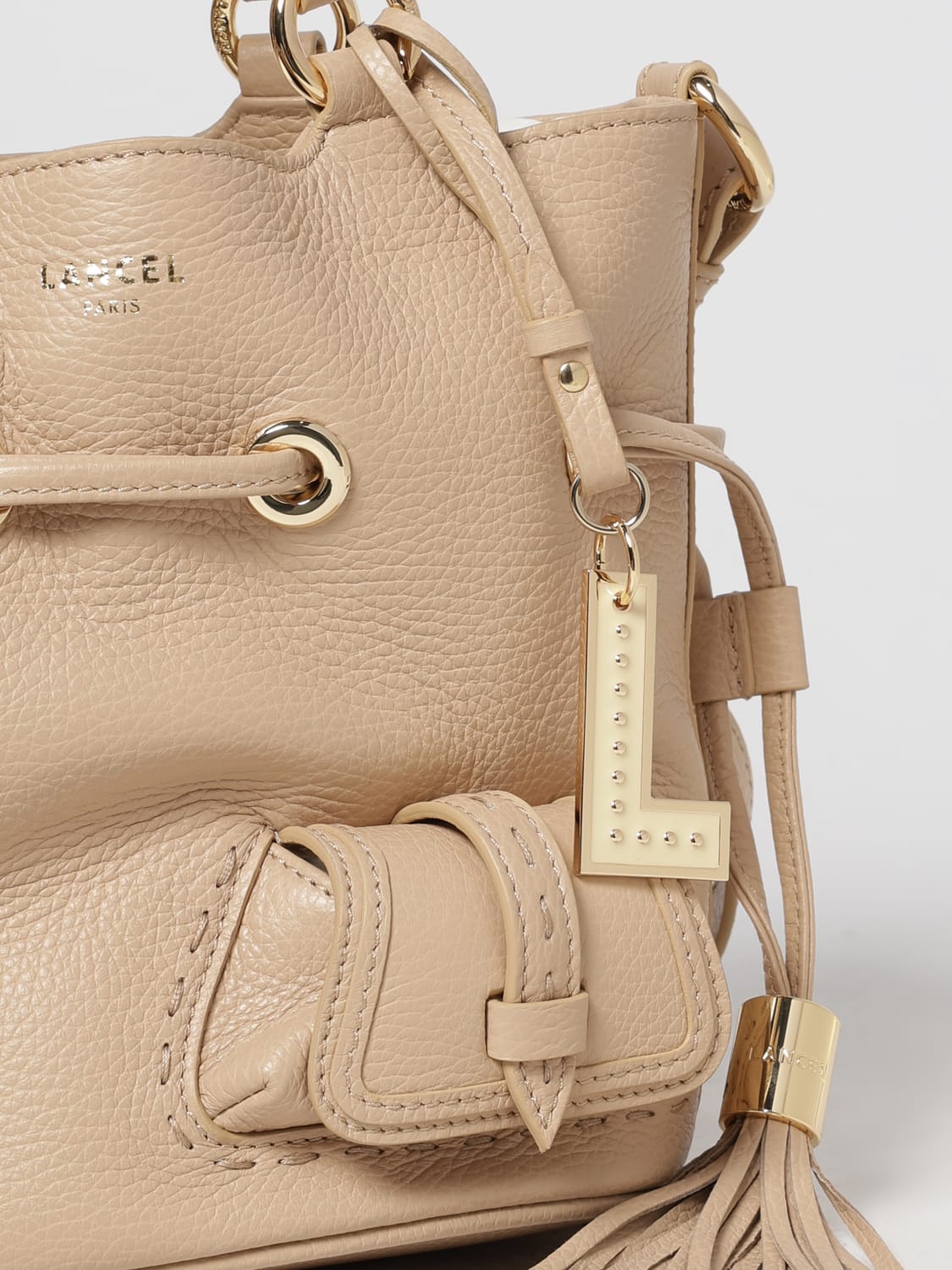LANCEL クロスボディバッグ: ショルダーバッグ レディース Lancel, ベージュ - Img 3
