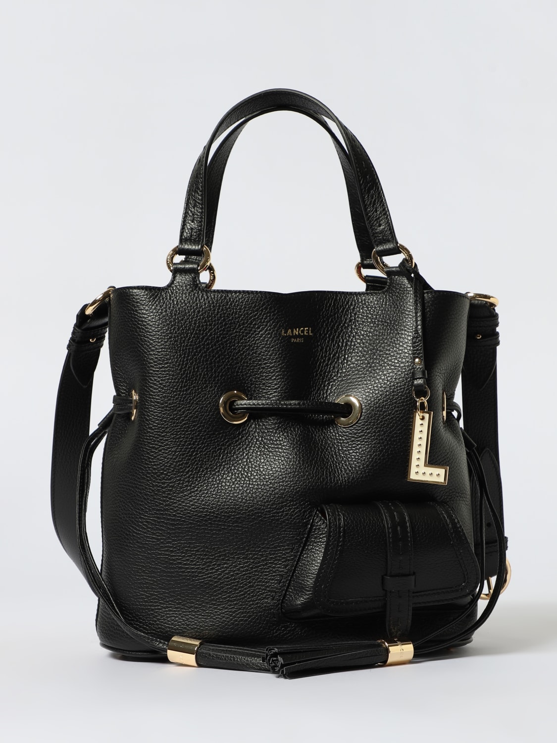 LANCEL SAC PORTÉ ÉPAULE: Sac porté épaule femme Lancel, Noir - Img 1