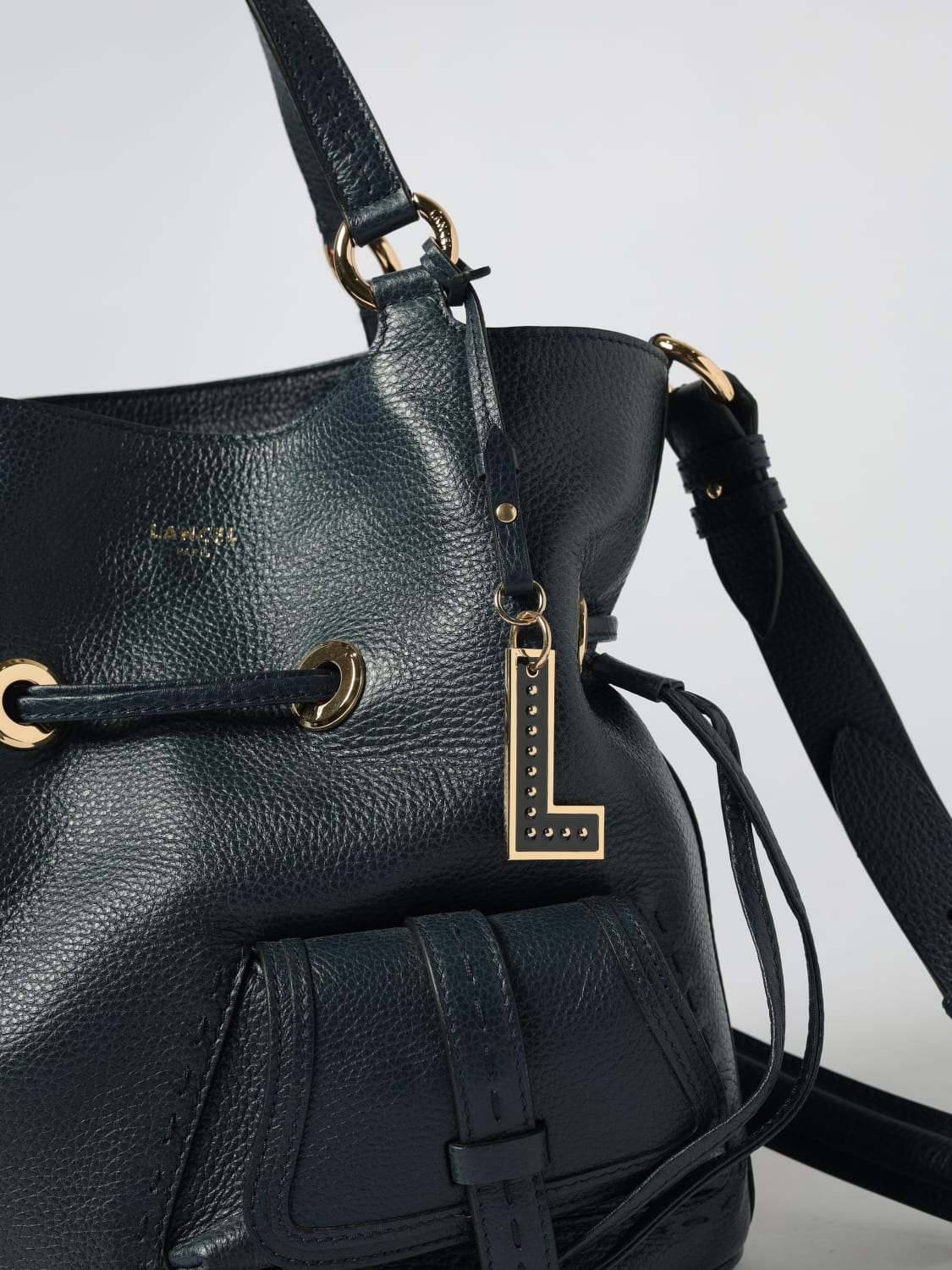 LANCEL SCHULTERTASCHE: Schultertasche damen Lancel, Petroleum Blue - Img 3