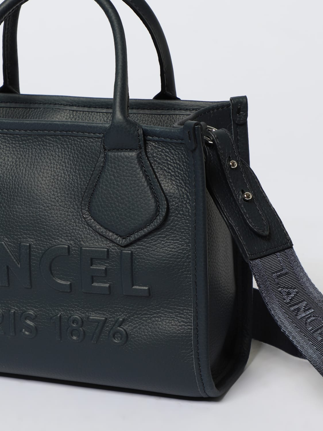 LANCEL TOTE BAG: Shoulder bag woman Lancel, Gnawed Blue - Img 3