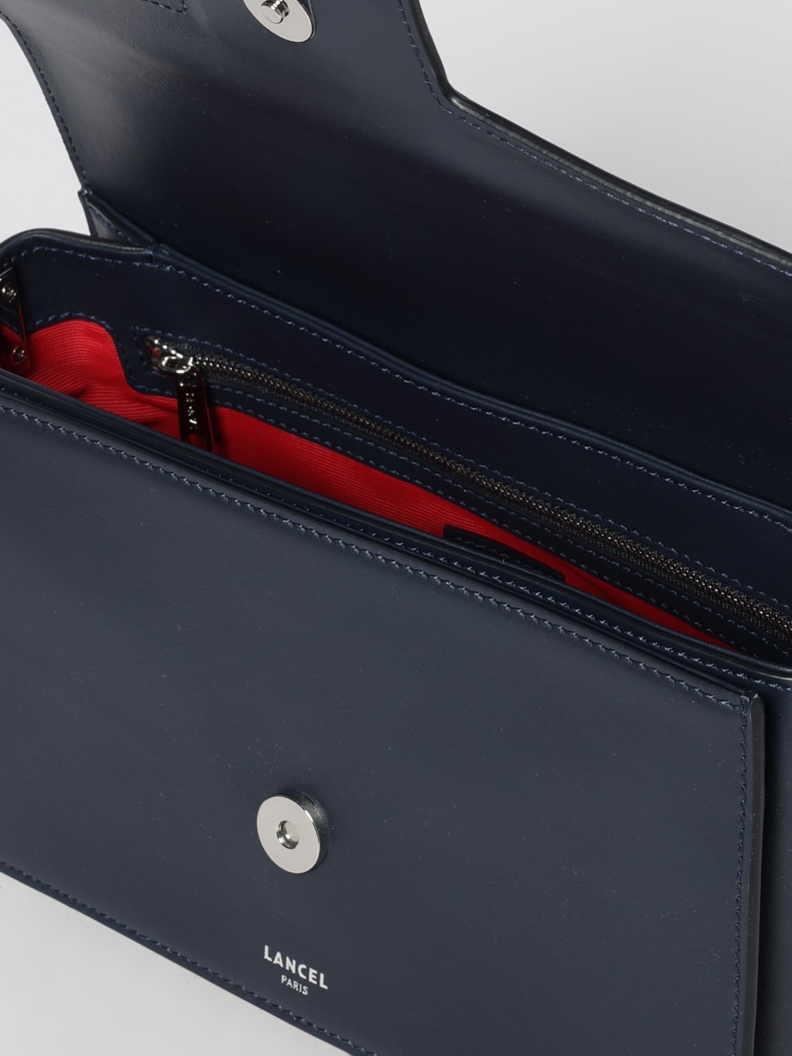 LANCEL SAC PORTÉ ÉPAULE: Sac porté épaule femme Lancel, Bleu Azur - Img 3