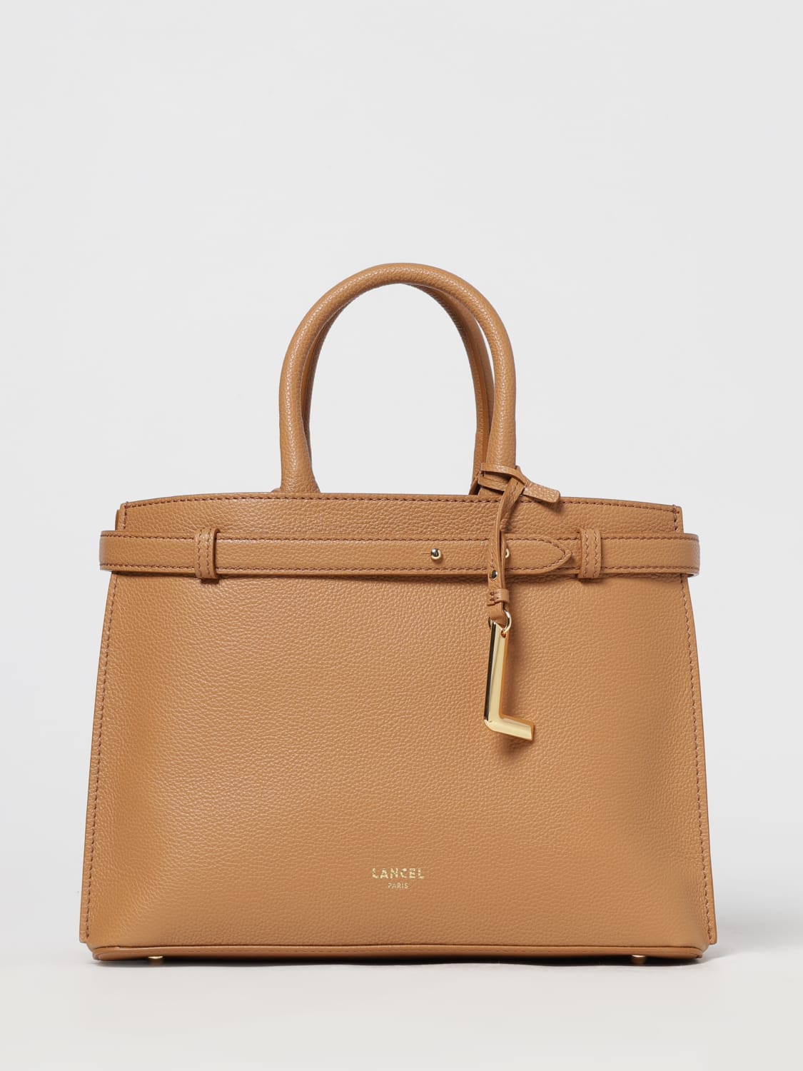 LANCEL SAC À MAIN: Sac porté épaule femme Lancel, Chameau - Img 1