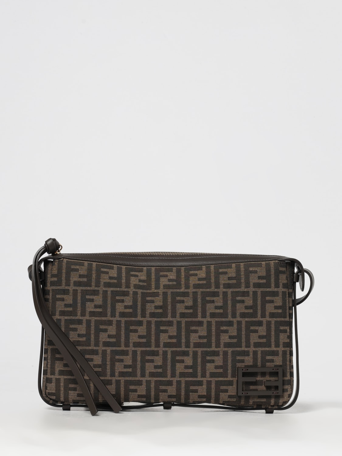 FENDI CROSSBODY BAG: Shoulder bag woman Fendi, Tobacco - Img 1