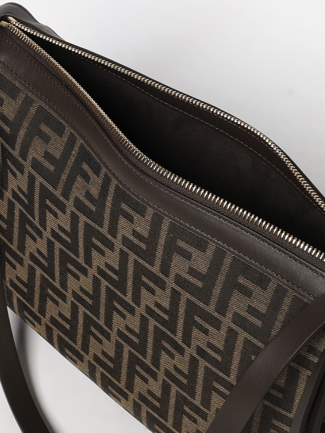 FENDI CROSSBODY BAG: Shoulder bag woman Fendi, Tobacco - Img 5