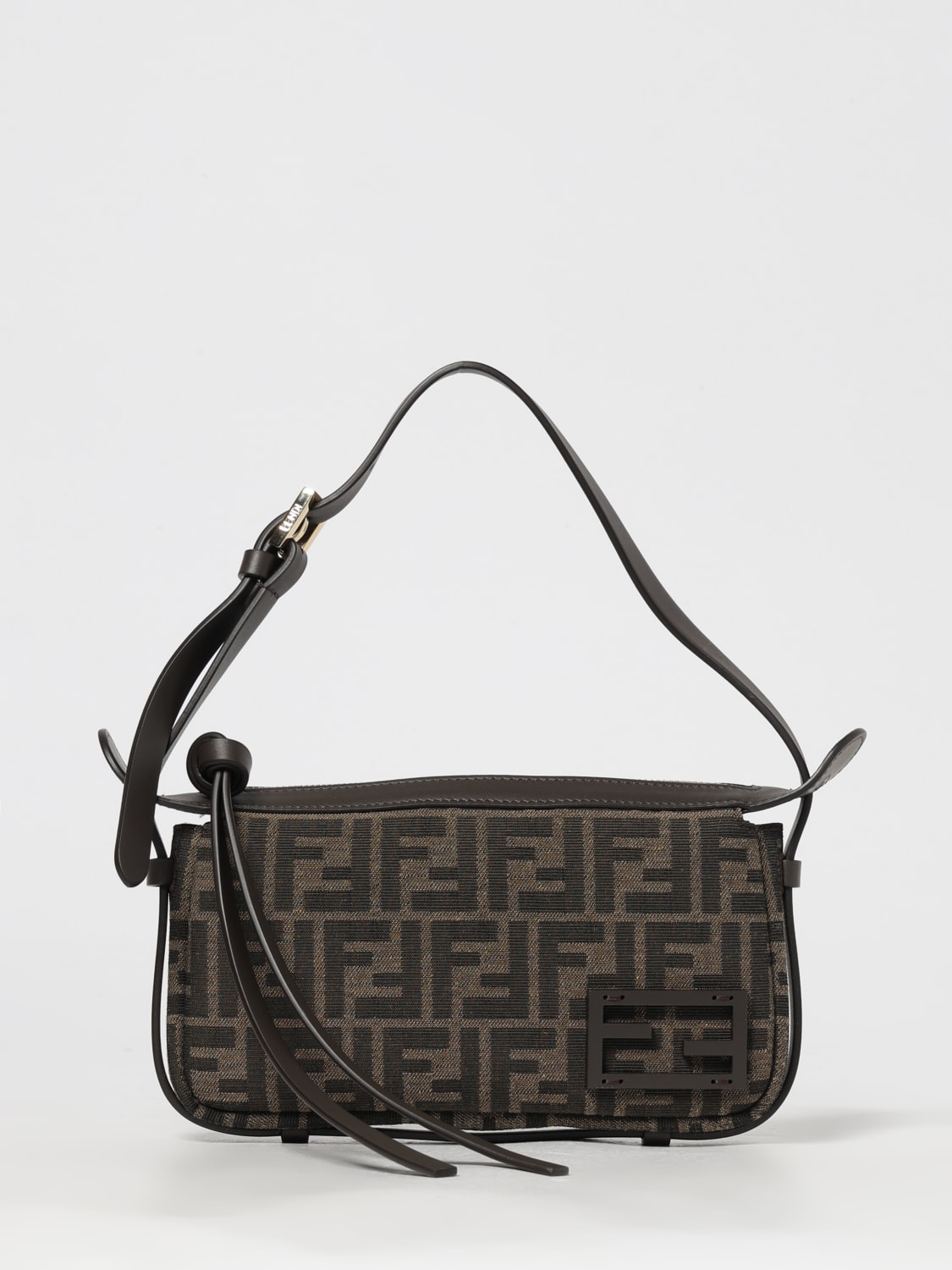 FENDI MINI BAG: Shoulder bag woman Fendi, Tobacco - Img 1