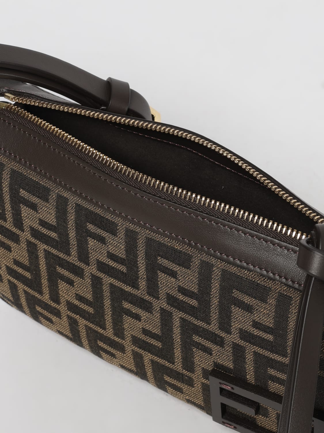 FENDI MINI BAG: Shoulder bag woman Fendi, Tobacco - Img 5