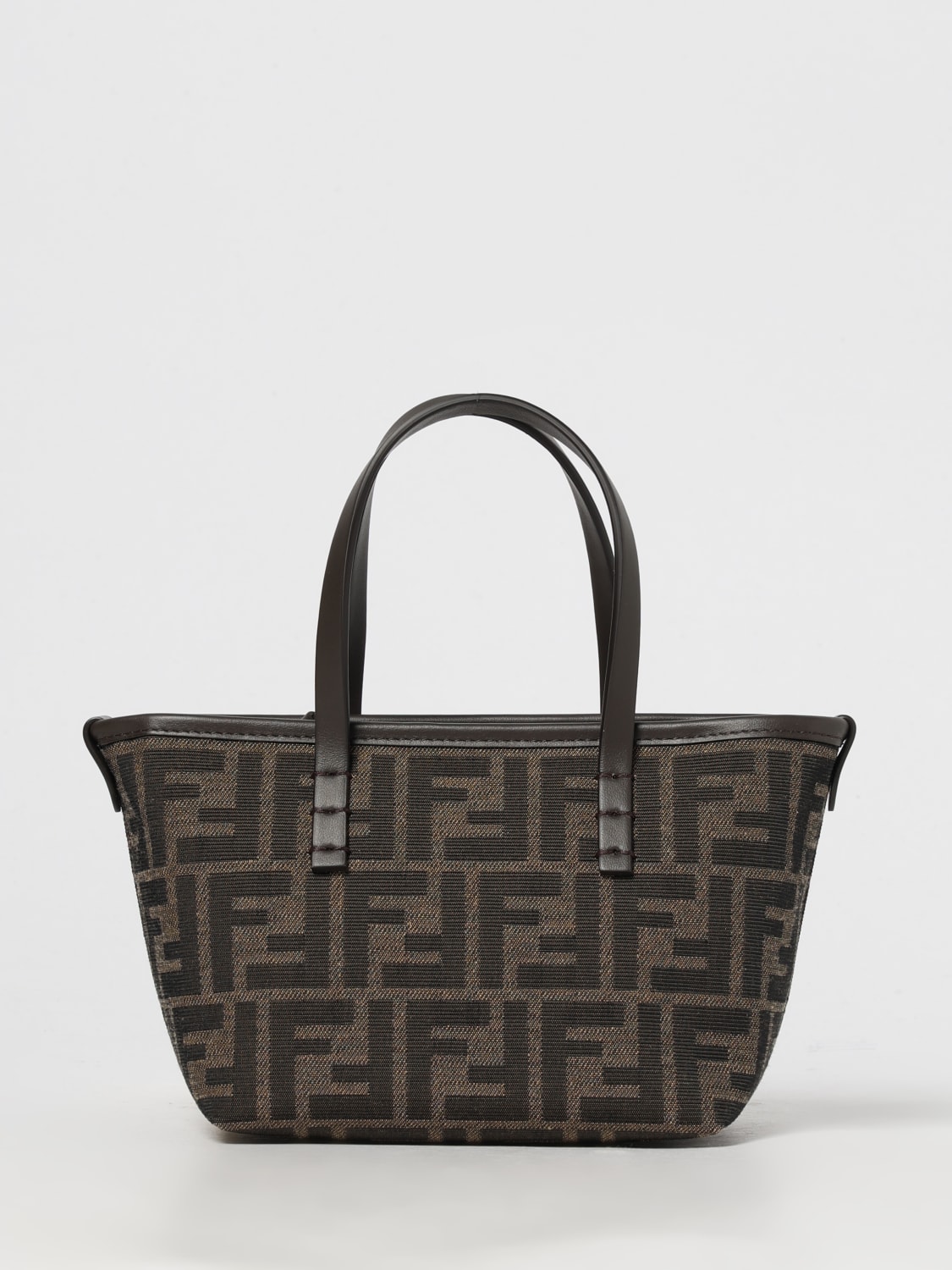 FENDI MINI BAG: Shoulder bag woman Fendi, Tobacco - Img 1