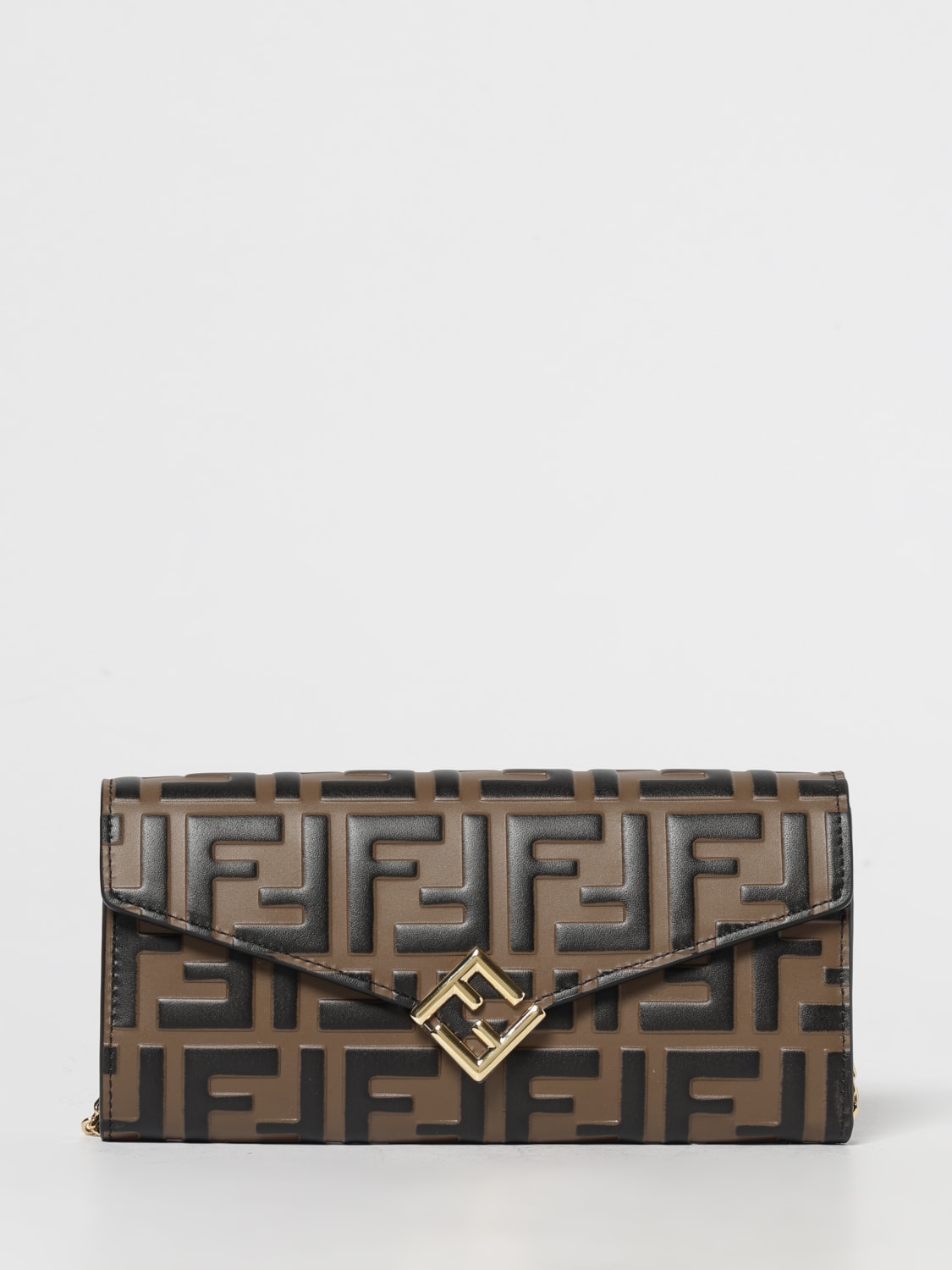FENDI WALLET: Shoulder bag woman Fendi, Tobacco - Img 1