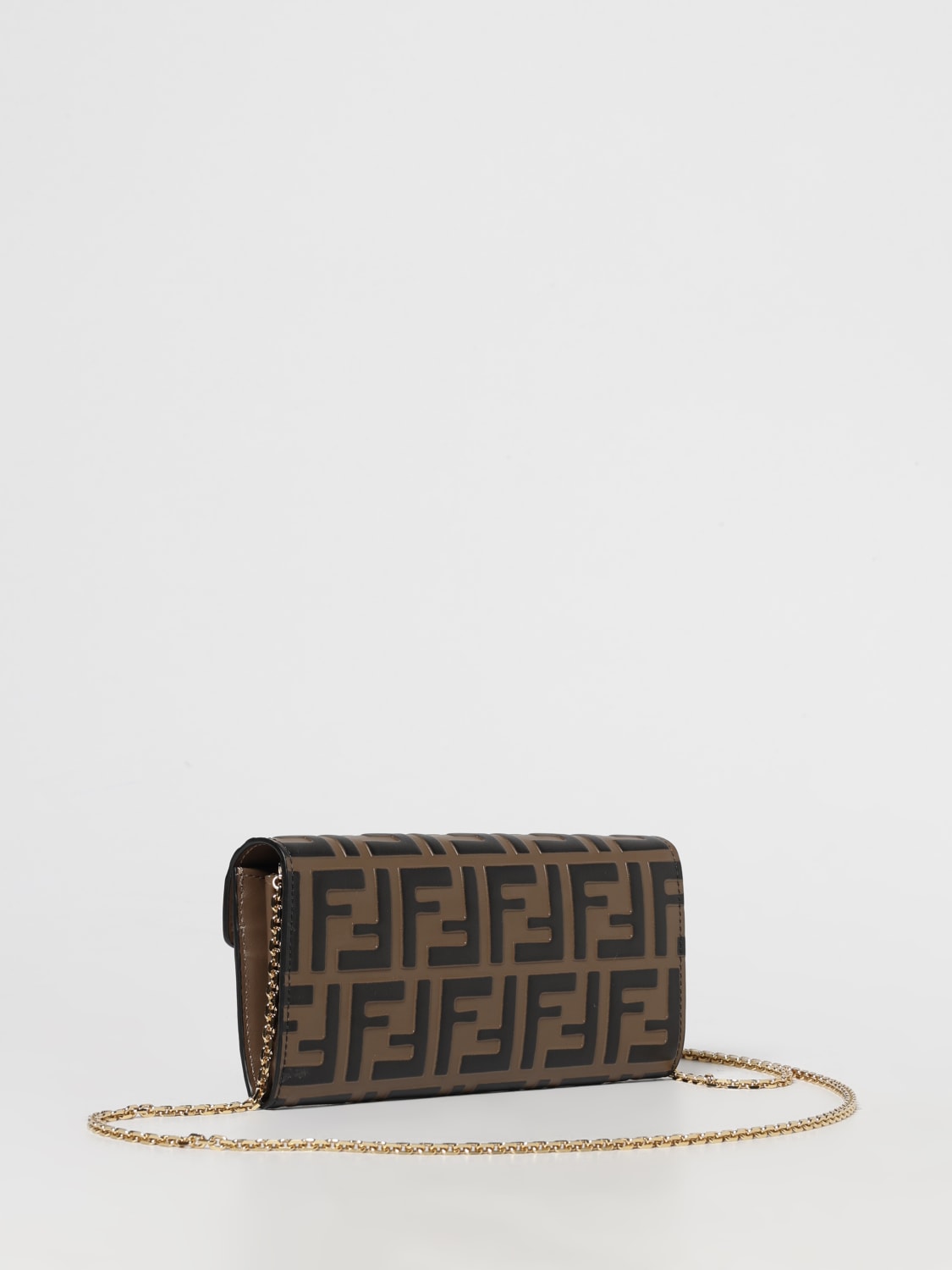 FENDI WALLET: Shoulder bag woman Fendi, Tobacco - Img 3