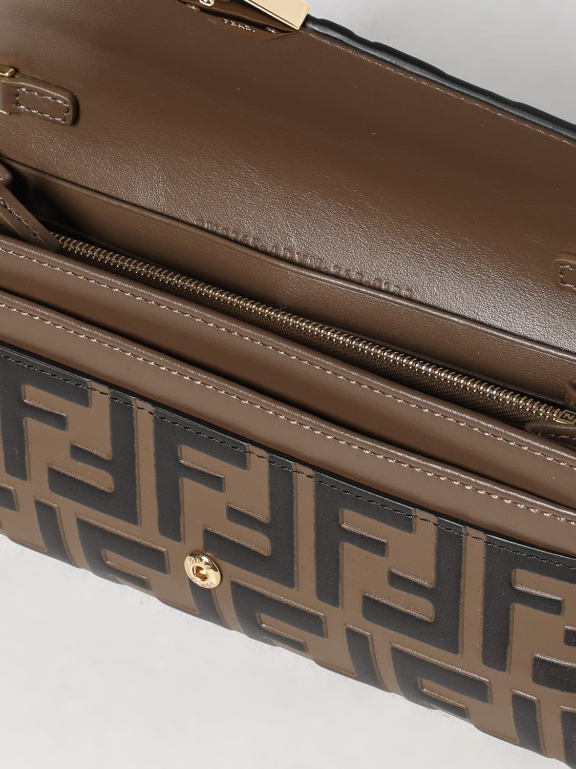 FENDI WALLET: Shoulder bag woman Fendi, Tobacco - Img 5