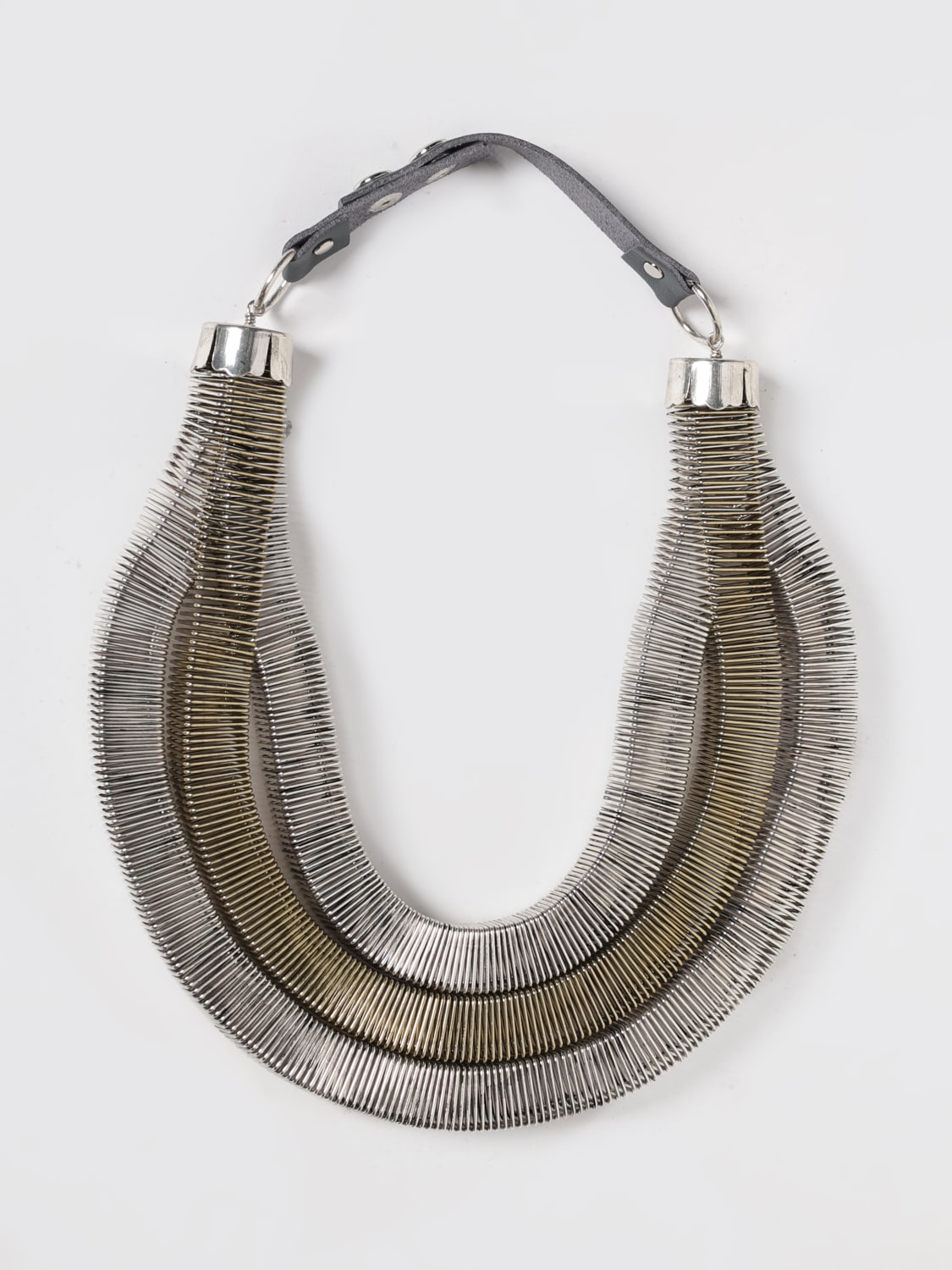 ALLUJEWELS GIOIELLO: Collana Tris Allujewels in maglia metallica , Oro - Img 1