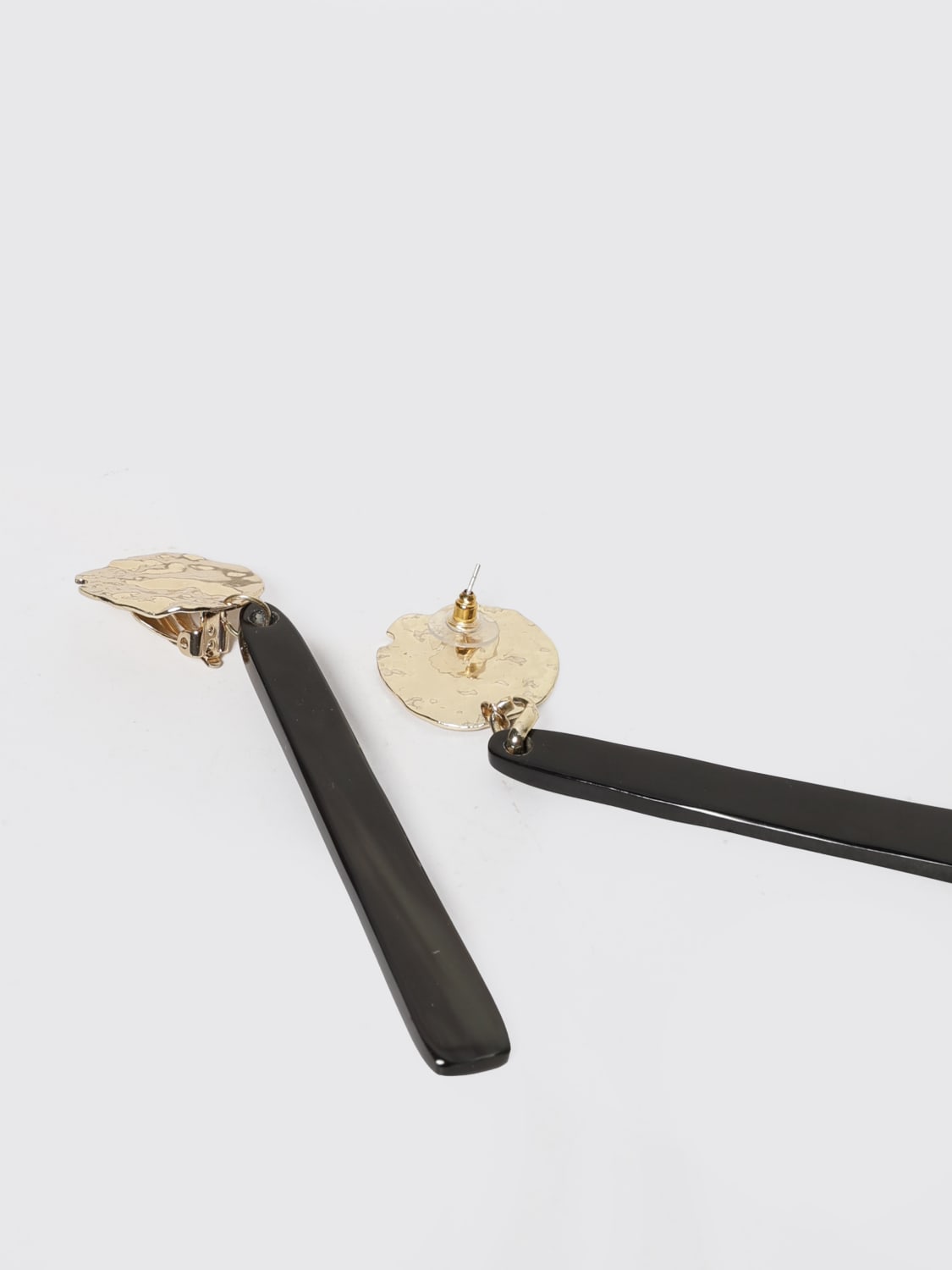 ALLUJEWELS GIOIELLO: Orecchini Allujewels in metallo e corno , Nero - Img 2