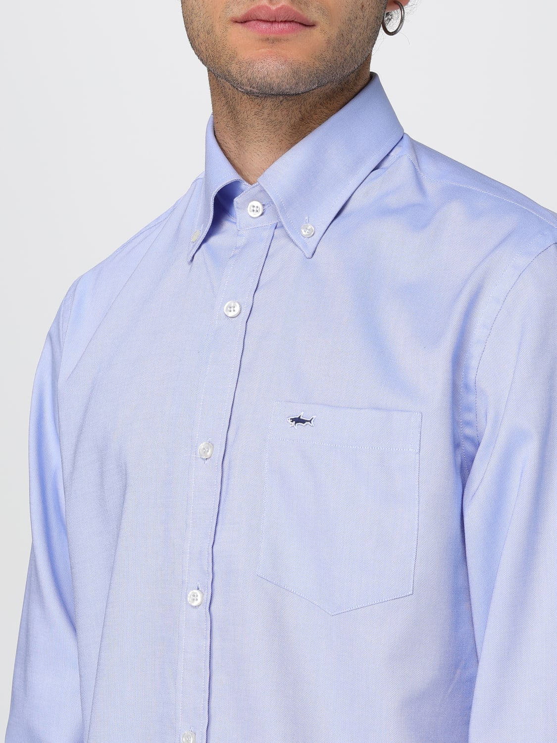 PAUL & SHARK SHIRT: Shirt men Paul & Shark, Gnawed Blue - Img 3