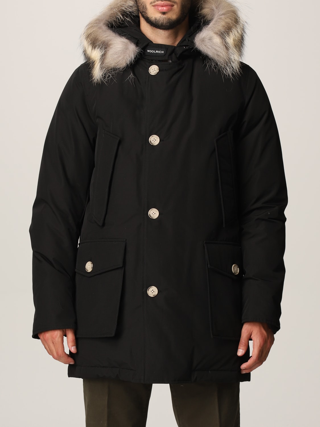 WOOLRICH COAT: Jacket men Woolrich, Black - Img 1