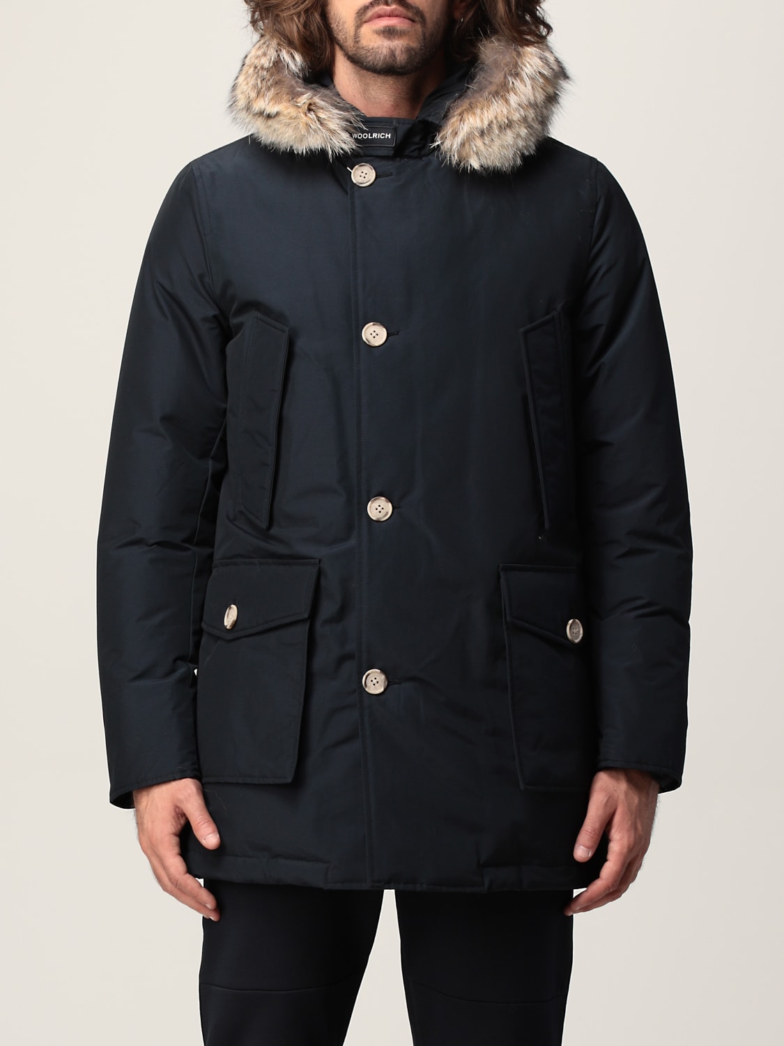 WOOLRICH COAT: Jacket men Woolrich, Blue - Img 1