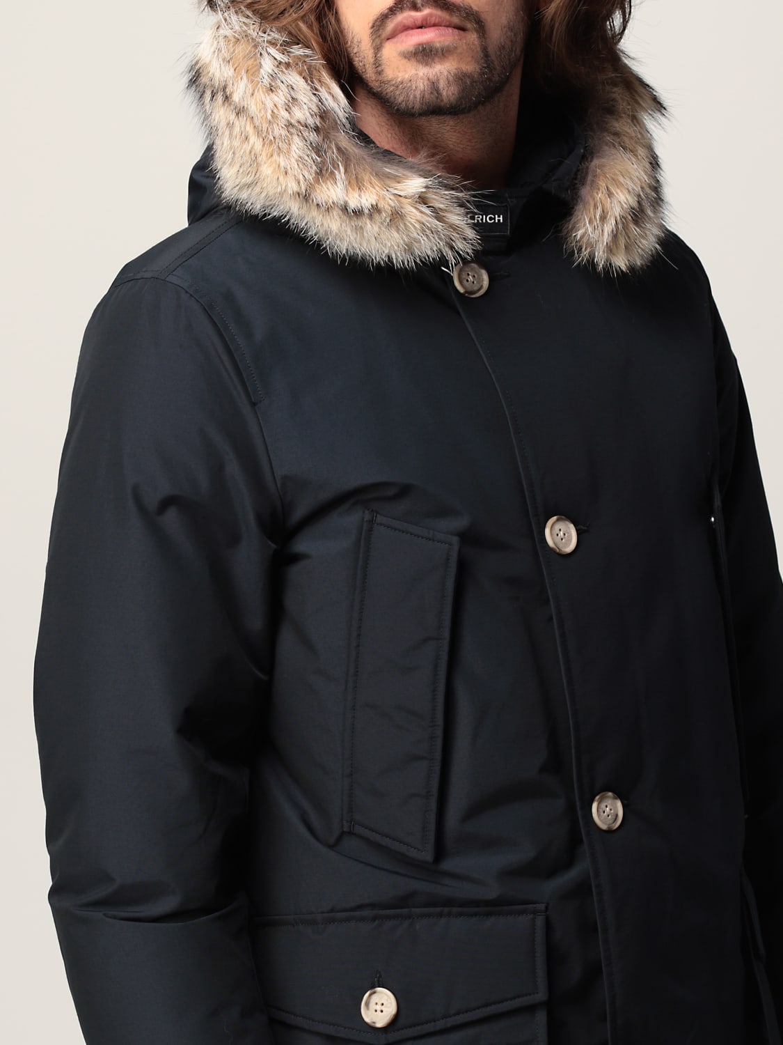 WOOLRICH COAT: Jacket men Woolrich, Blue - Img 5