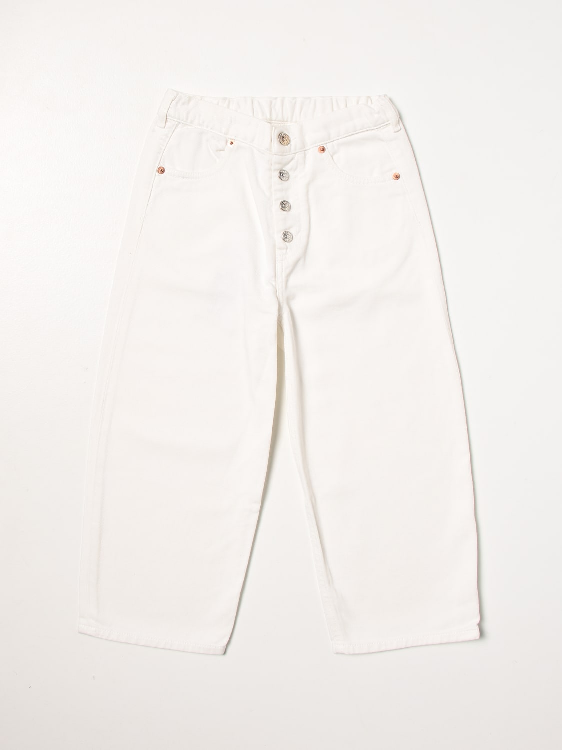 MM6 MAISON MARGIELA PANTS: Pants kids Mm6 Maison Margiela, White - Img 1