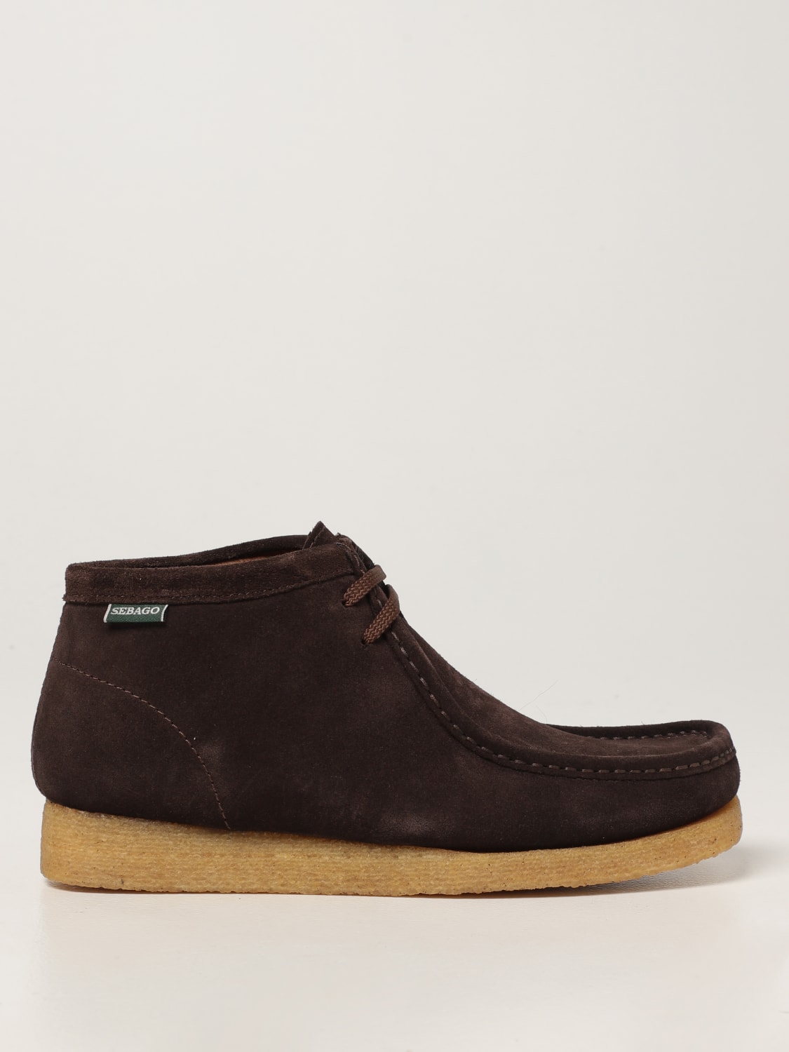 SEBAGO: ankle boots in suede - Brown | Sebago chukka boots 7001IM0 ...