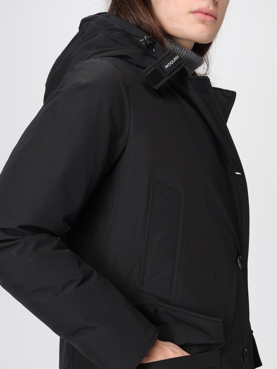 WOOLRICH ABRIGO: Abrigo mujer Woolrich, Negro - Img 4