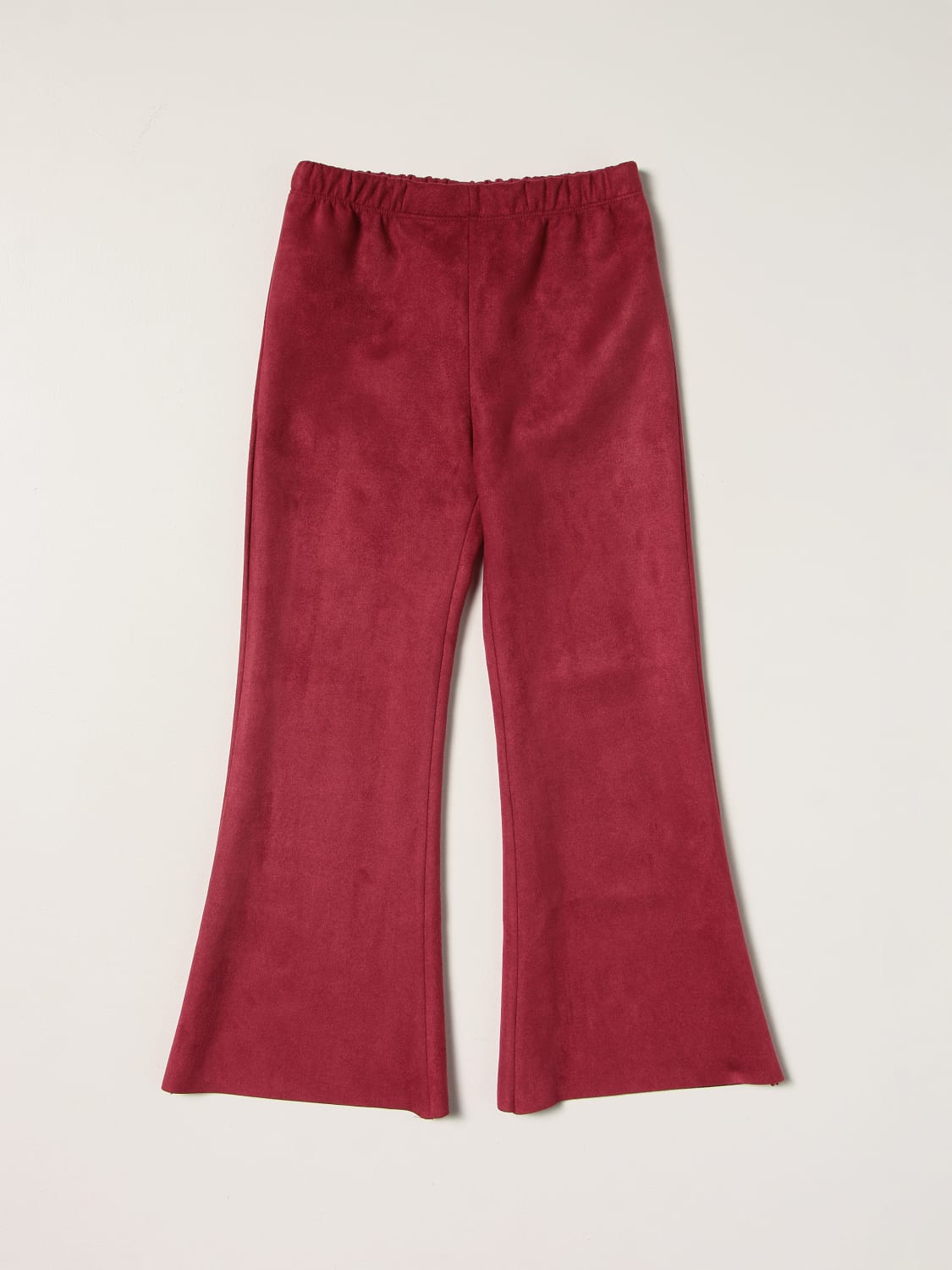 LA STUPENDERIA PANTALONES: Pantalón niños La Stupenderia, Granate - Img 1