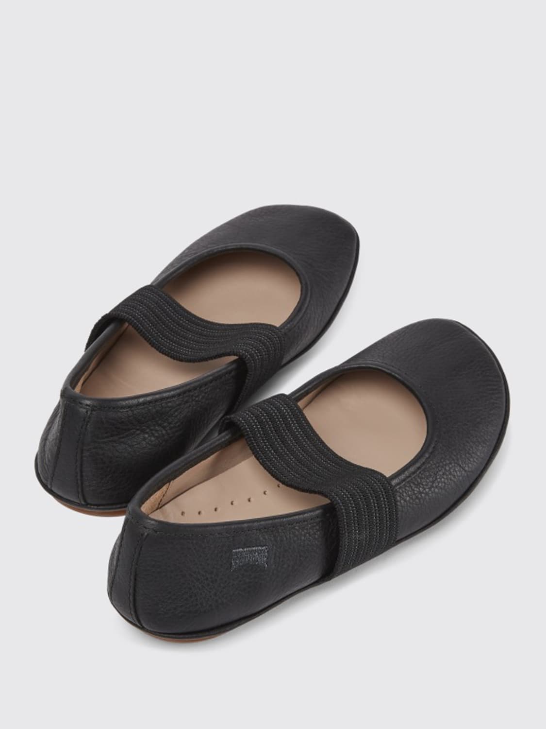 CAMPER SHOES: Right Camper ballerina in calfskin, Black - Img 4
