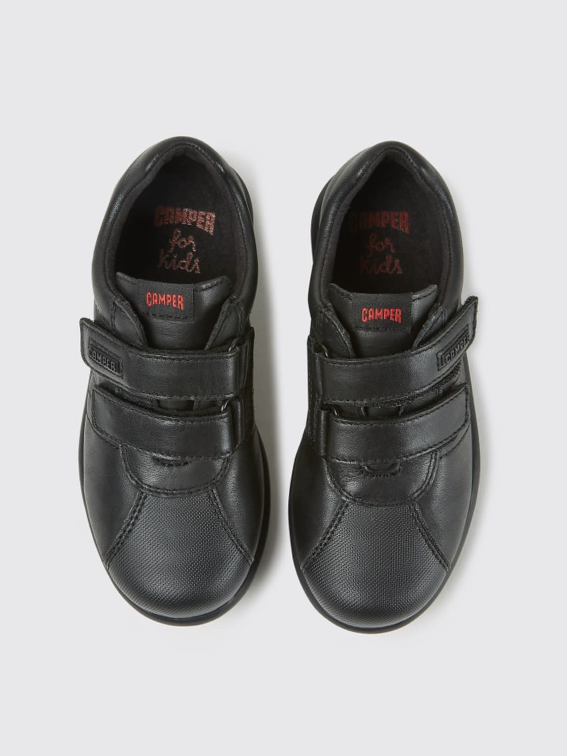 CAMPER SNEAKERS: Pelotas Camper sneakers in calfskin, Black - Img 3
