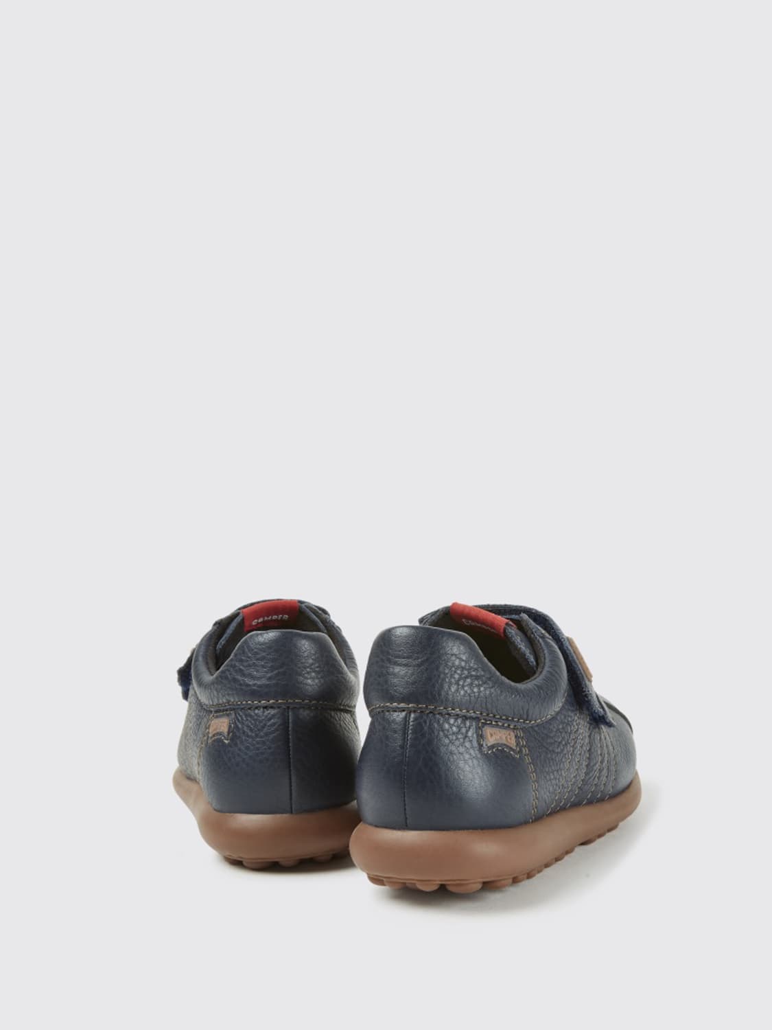 CAMPER SNEAKERS: Pelotas Camper sneakers in calfskin, Blue - Img 4