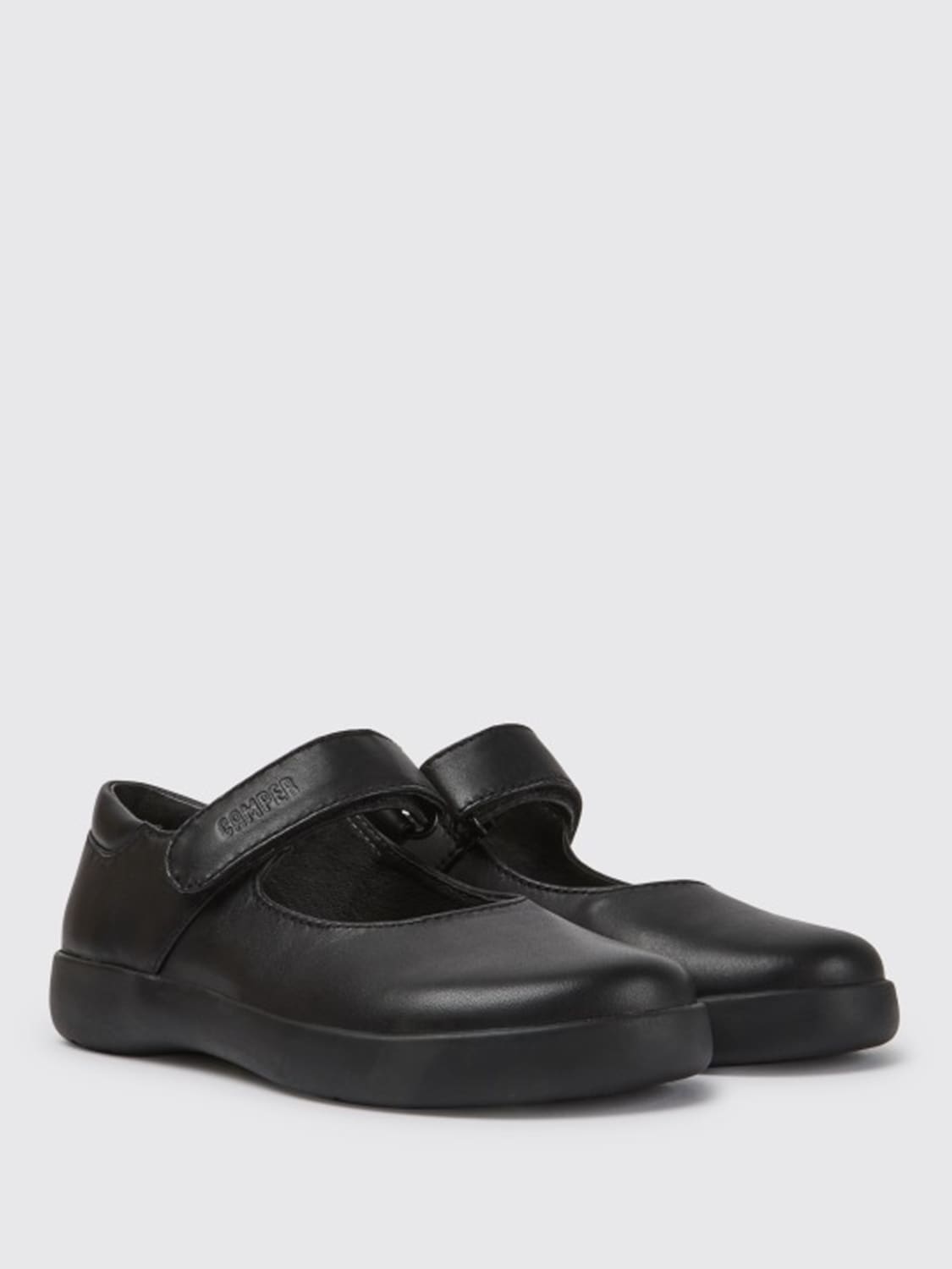 CAMPER SHOES: Spiral Comet Camper ballerina in calfskin, Black - Img 2