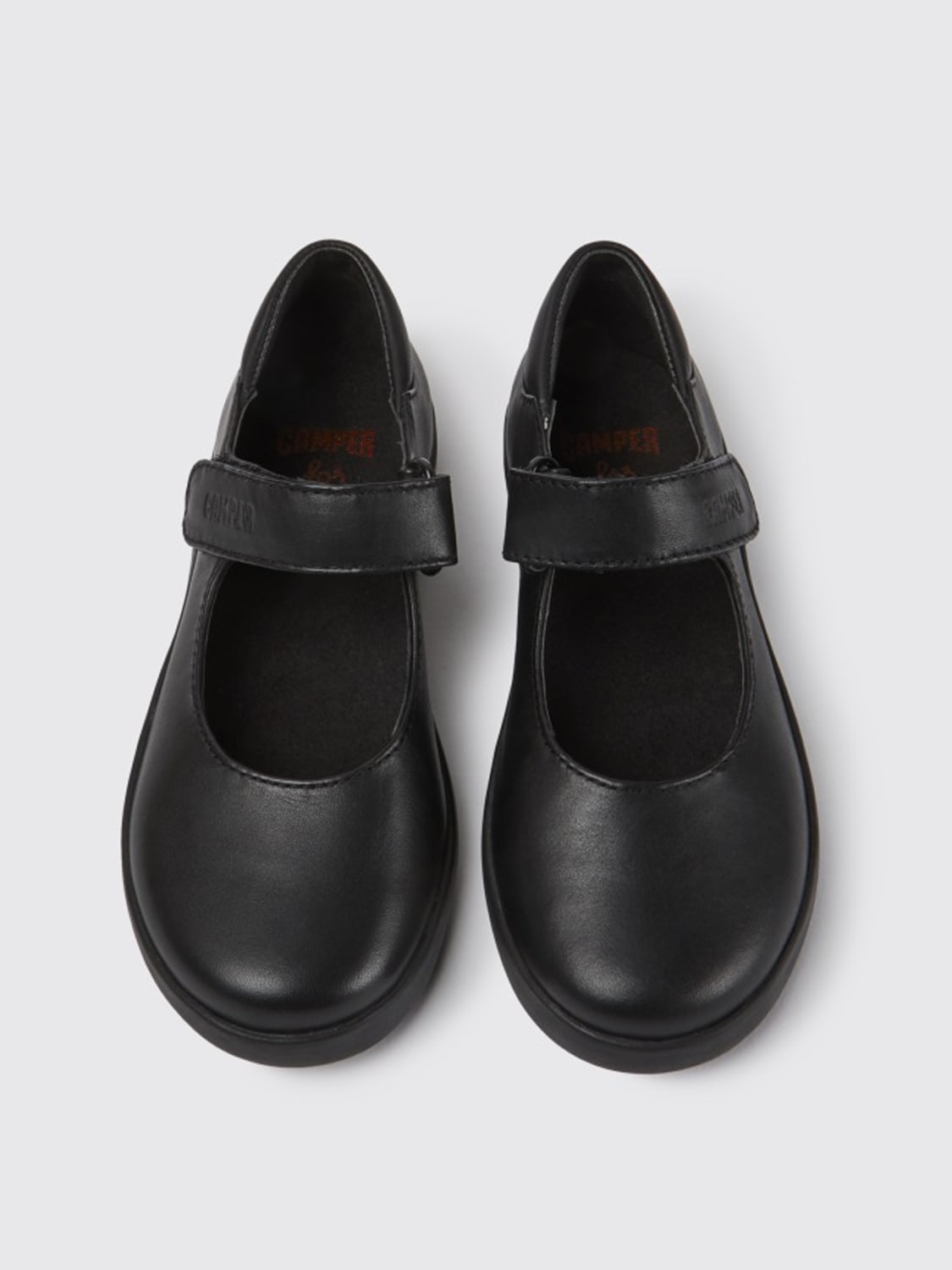 CAMPER SHOES: Spiral Comet Camper ballerina in calfskin, Black - Img 3