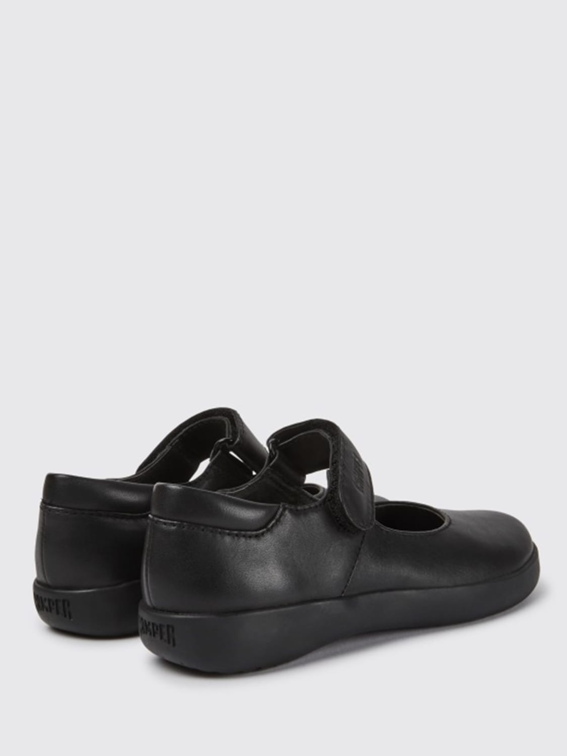 CAMPER SHOES: Spiral Comet Camper ballerina in calfskin, Black - Img 4