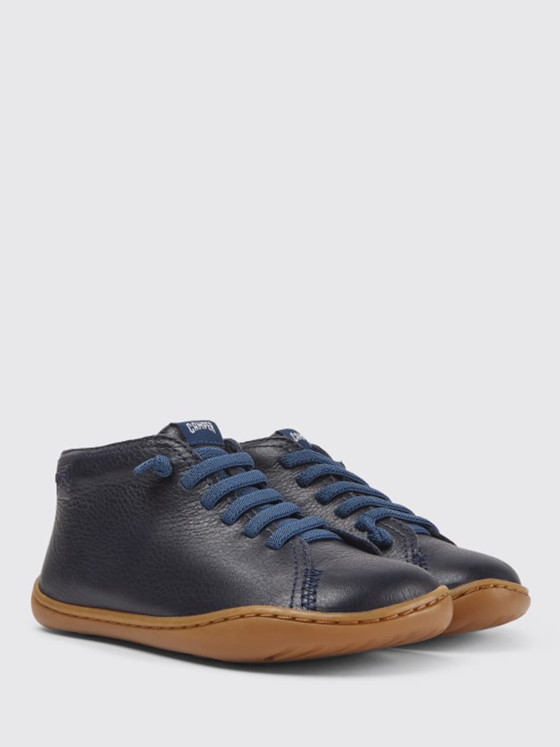 CAMPER SNEAKERS: Peu sneakers in calfskin, Blue - Img 2
