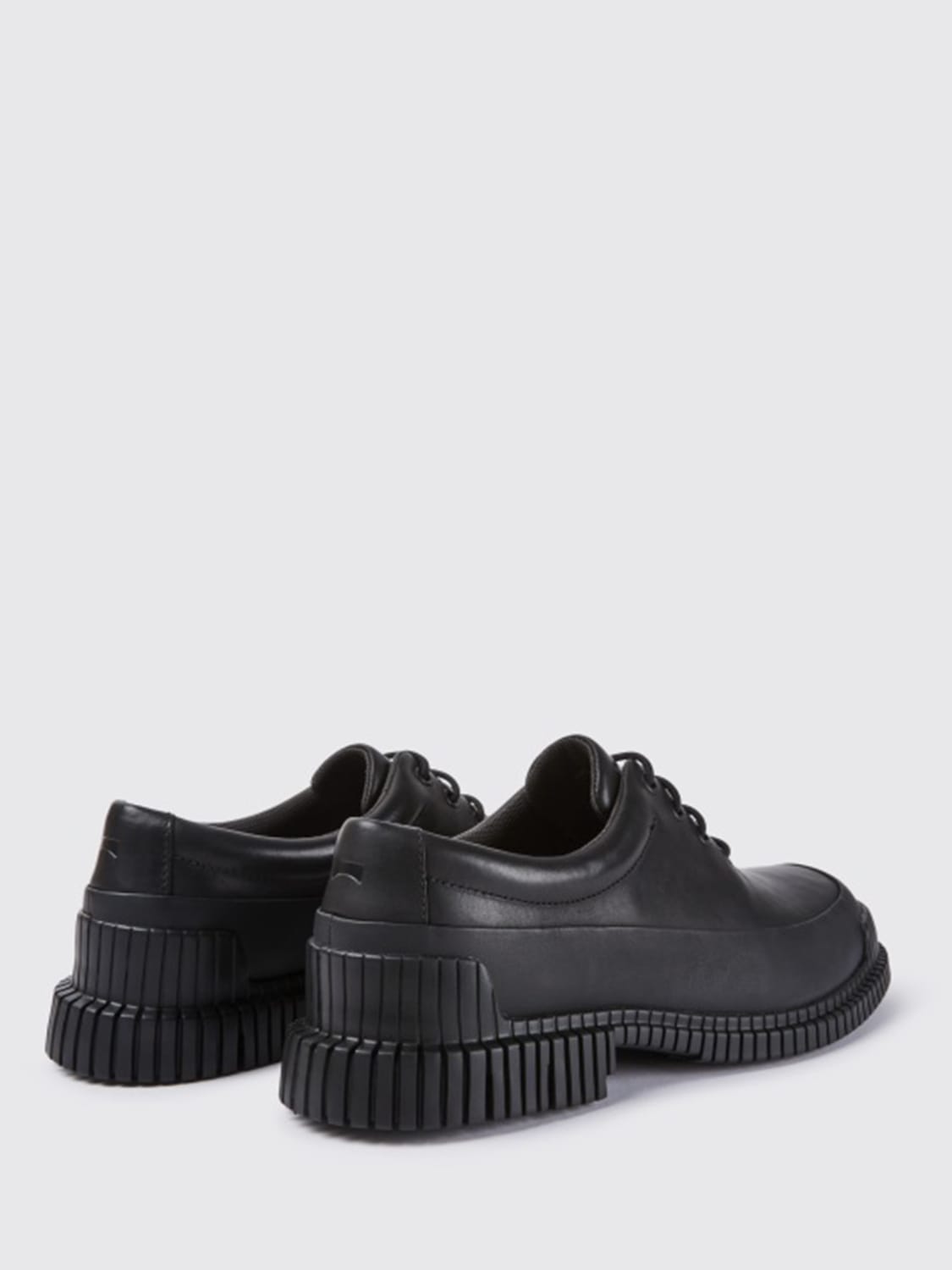 CAMPER BROGUE SHOES: Pix Camper lace-up shoe in calfskin, Black - Img 4