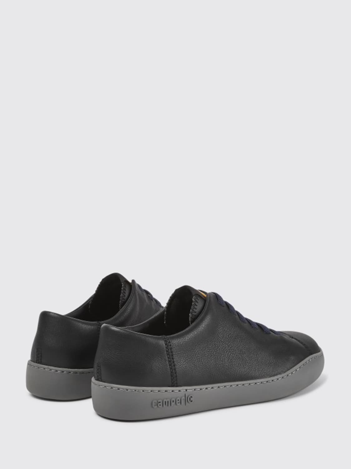 CAMPER SNEAKERS: Peu Touring sneakers in calfskin, Black - Img 4