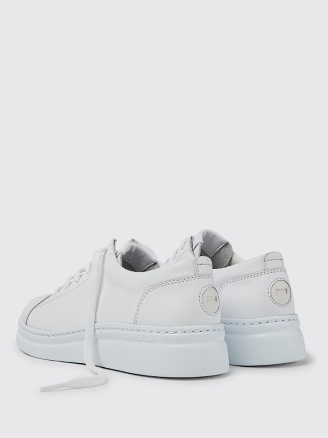 CAMPER: Runner Up sneakers in calfskin - White | Camper