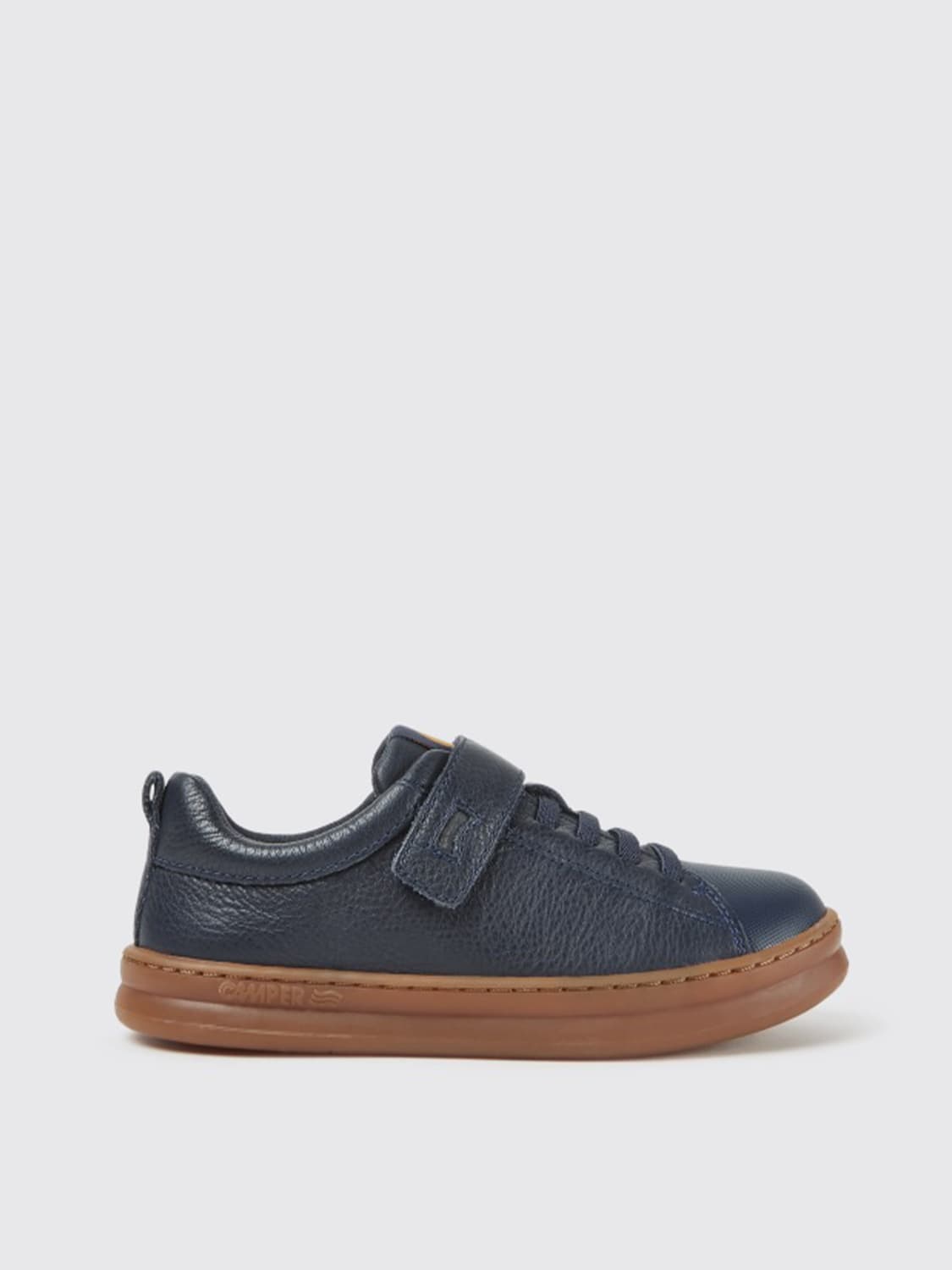 CAMPER SNEAKERS: Runner Up Camper sneakers in calfskin, Blue - Img 1