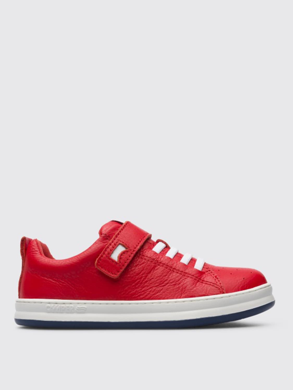 CAMPER SHOES: Runner Camper sneakers in calfskin, Red - Img 1