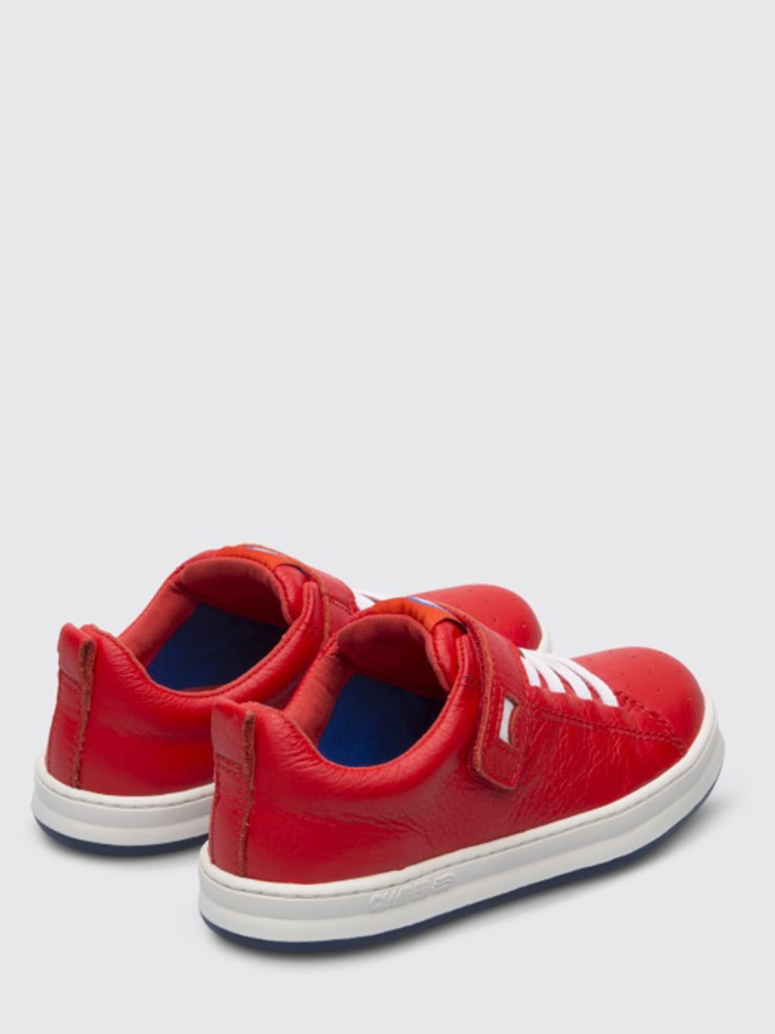 CAMPER SHOES: Runner Camper sneakers in calfskin, Red - Img 4