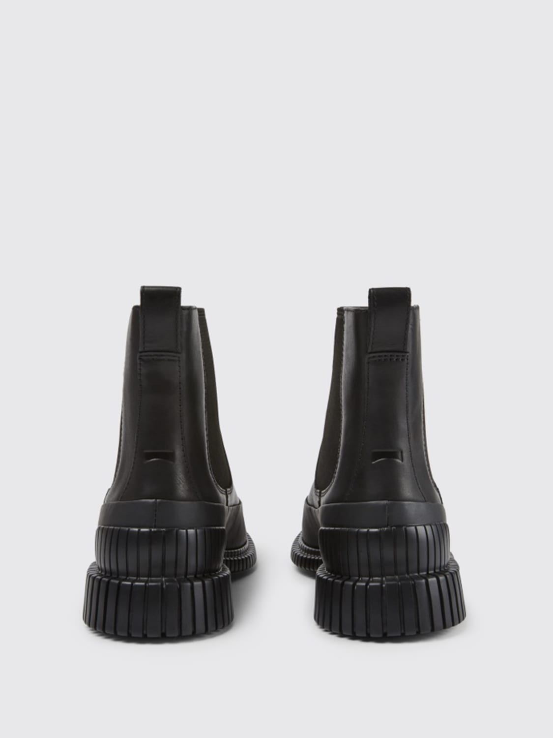 CAMPER: Pix ankle boots in calfskin - Black | Camper boots